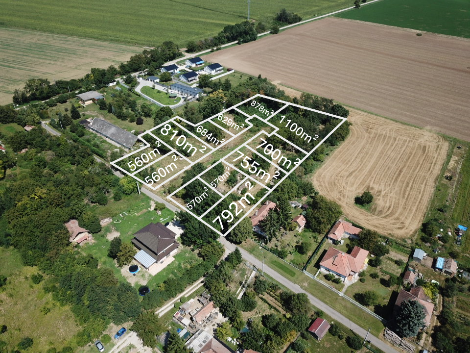 Stavebné pozemky PREDAJ – Štefanovičová (časť Horný Taráň, 14 km od Nitry)