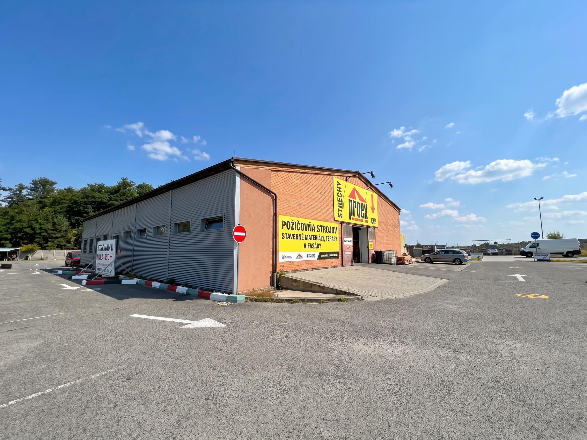 PRENÁJOM: OBCHODNO-SKLADOVÁ HALA 600 M², HODONÍN
