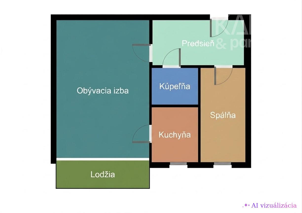 Dvojgarzónka s loggiou,  - Petržalka