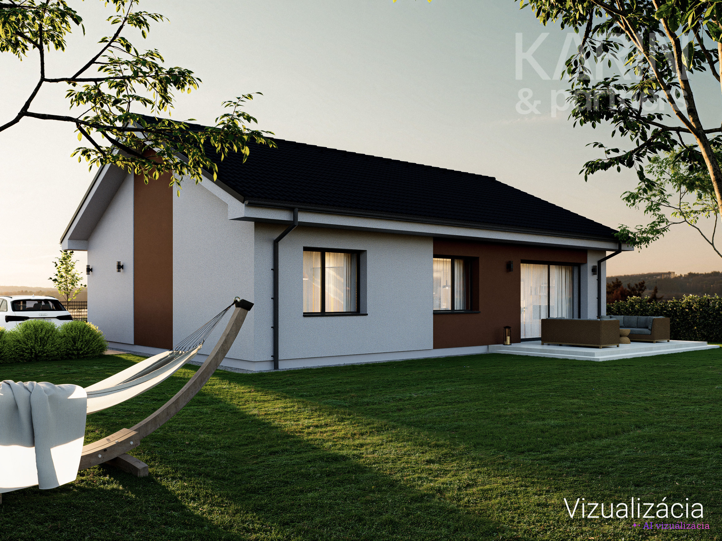 4-izbový tehlový bungalov v obci Golianovo - REZERVOVANÝ