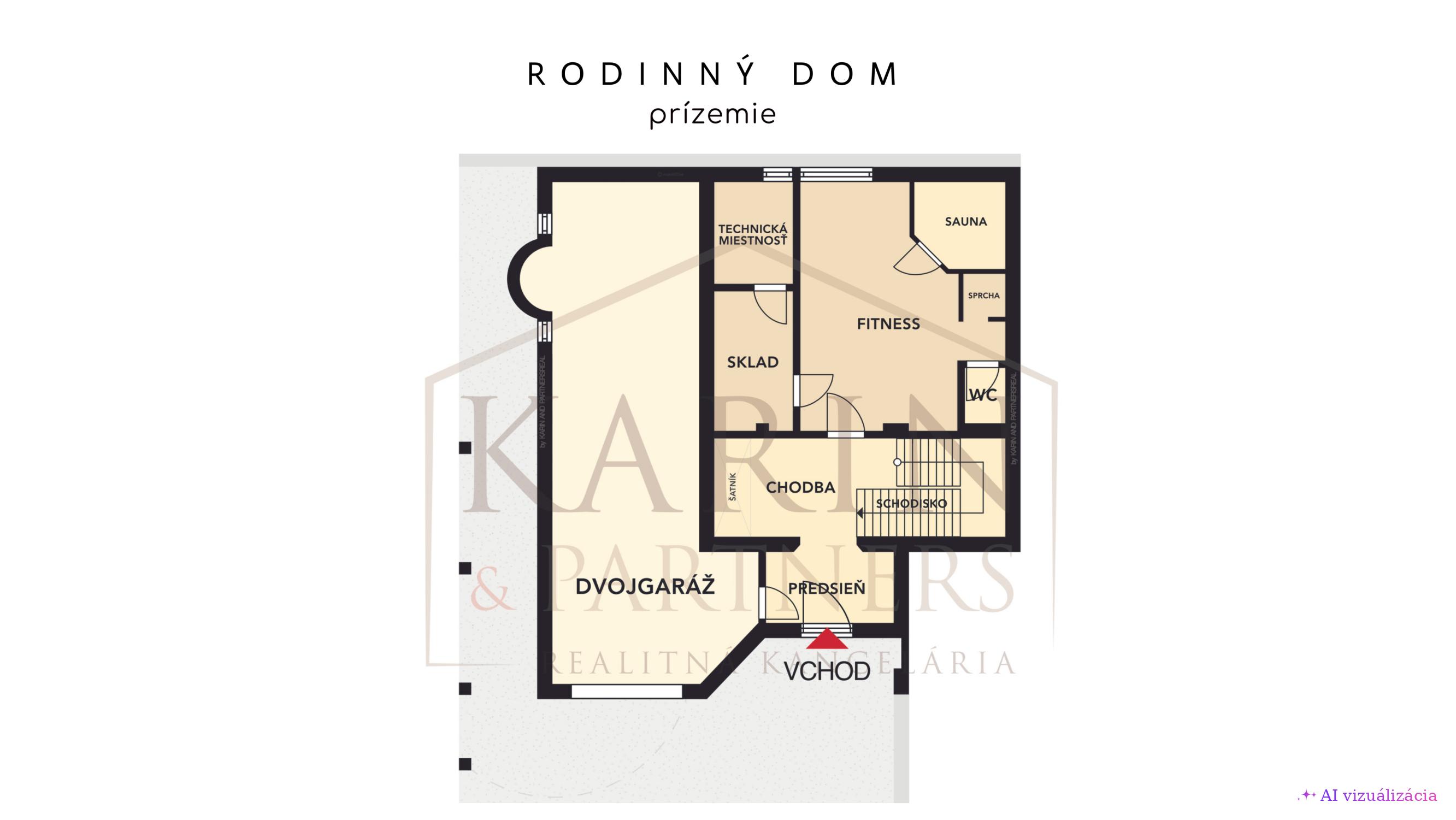 Zrekonštruovaný 3 podlažný rodinný dom na Hradnom kopci