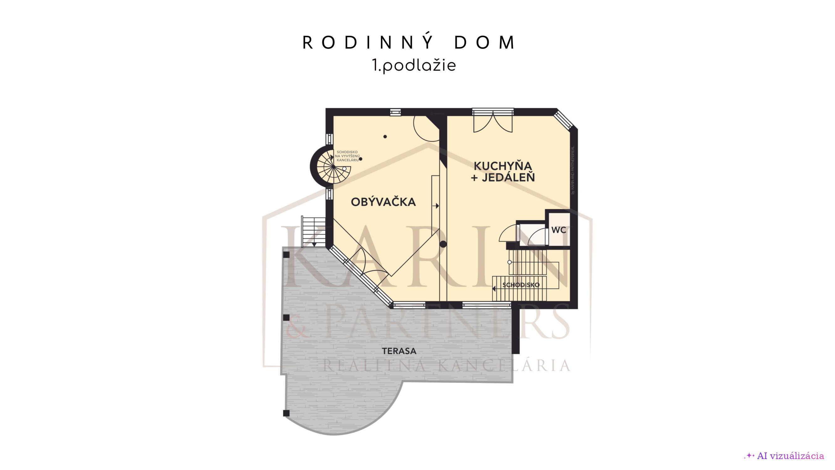 Zrekonštruovaný 3 podlažný rodinný dom na Hradnom kopci