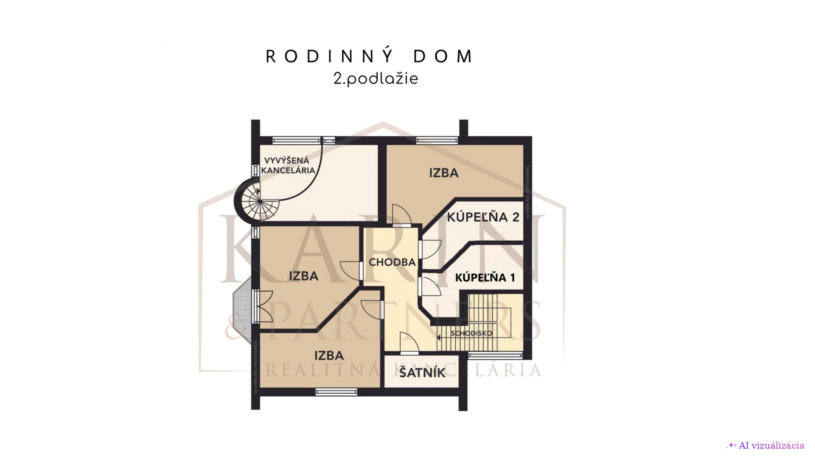 Zrekonštruovaný 3 podlažný rodinný dom na Hradnom kopci