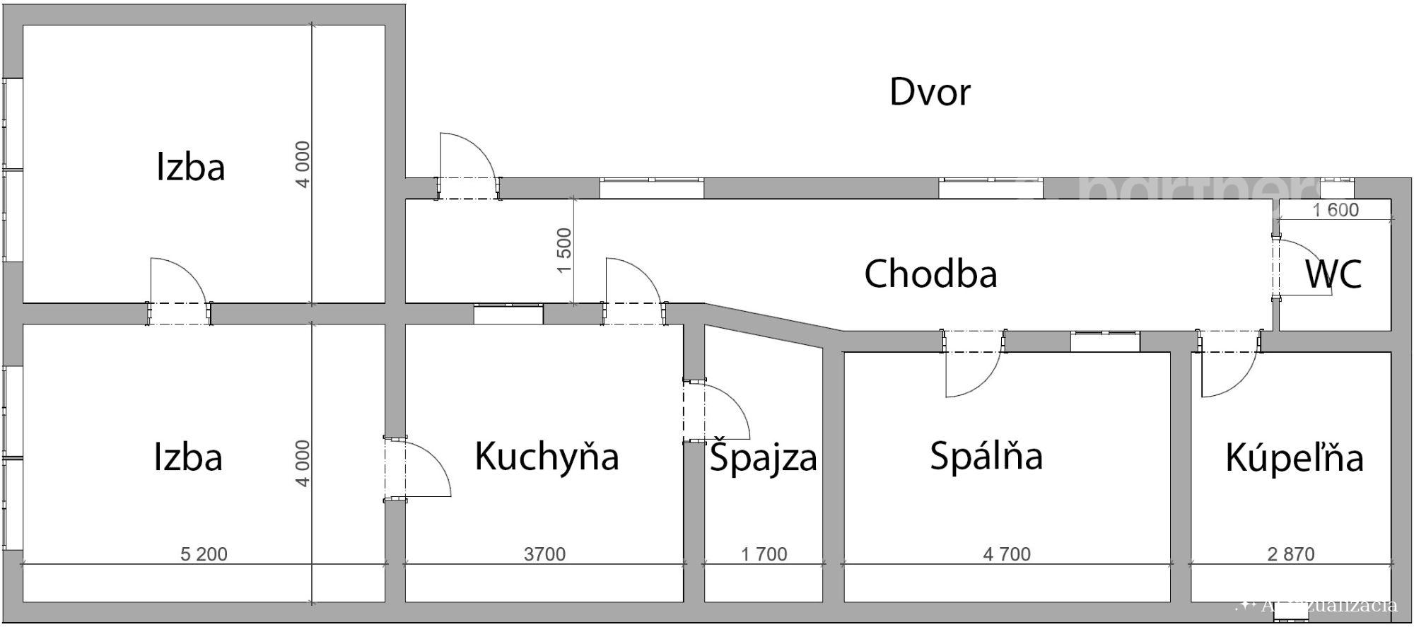3i rodinný dom po rekonštrukcii s letnou kuchyňou a dieľňou v meste Šaštín-Stráže