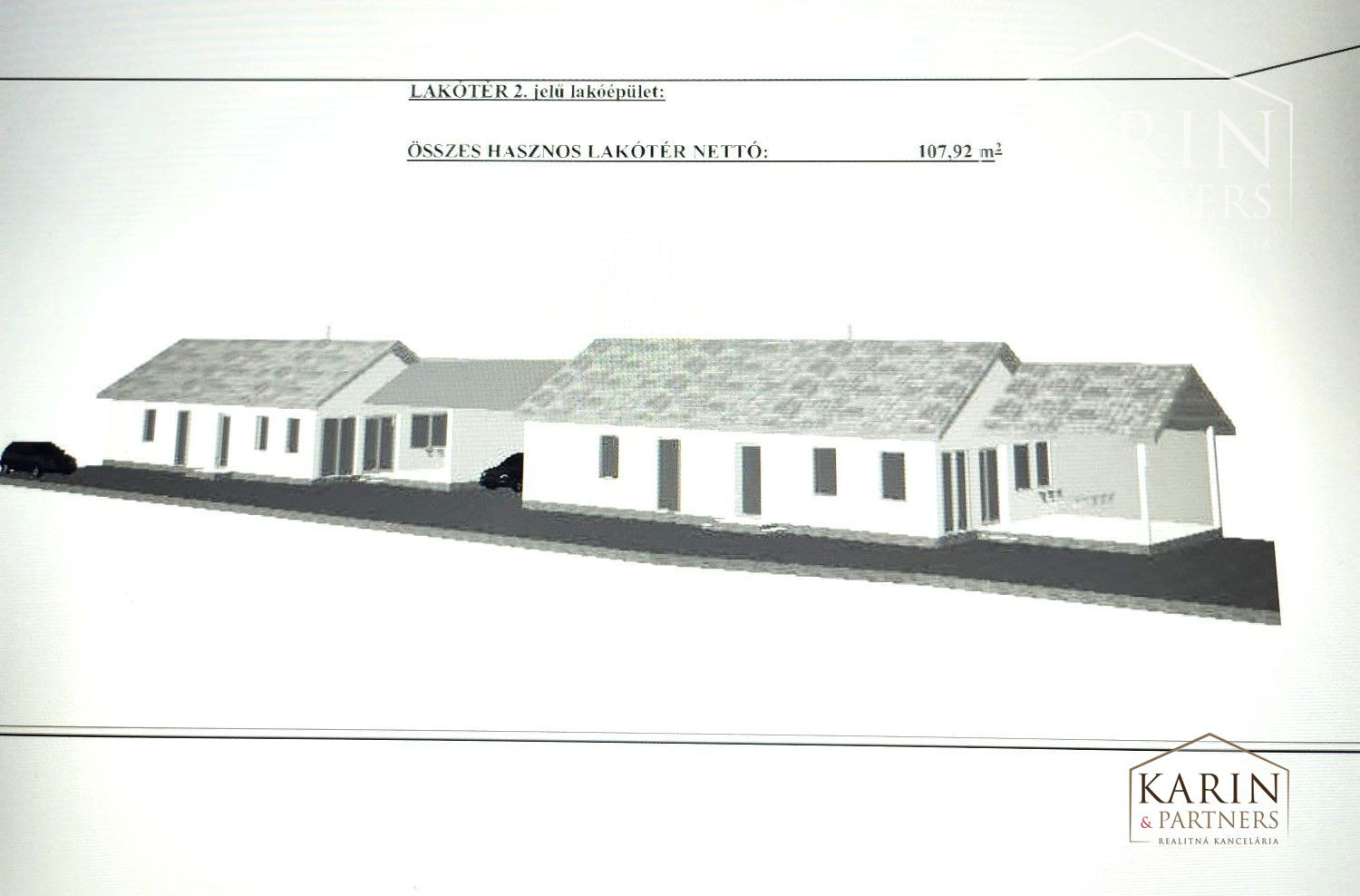 PREDAJ - 4 IZBOVÝ RODINNÝ DOM - NOVOSTAVBA/TYP BUNGALOV - DUNAKILITI. HU