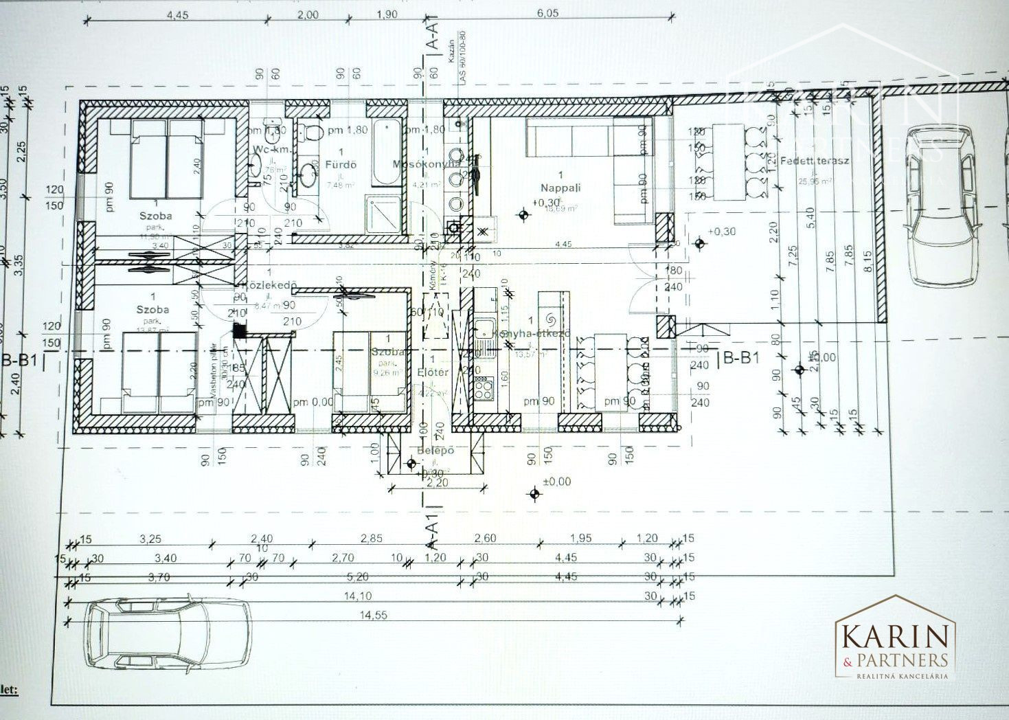 PREDAJ - 4 IZBOVÝ RODINNÝ DOM - NOVOSTAVBA/TYP BUNGALOV - DUNAKILITI. HU