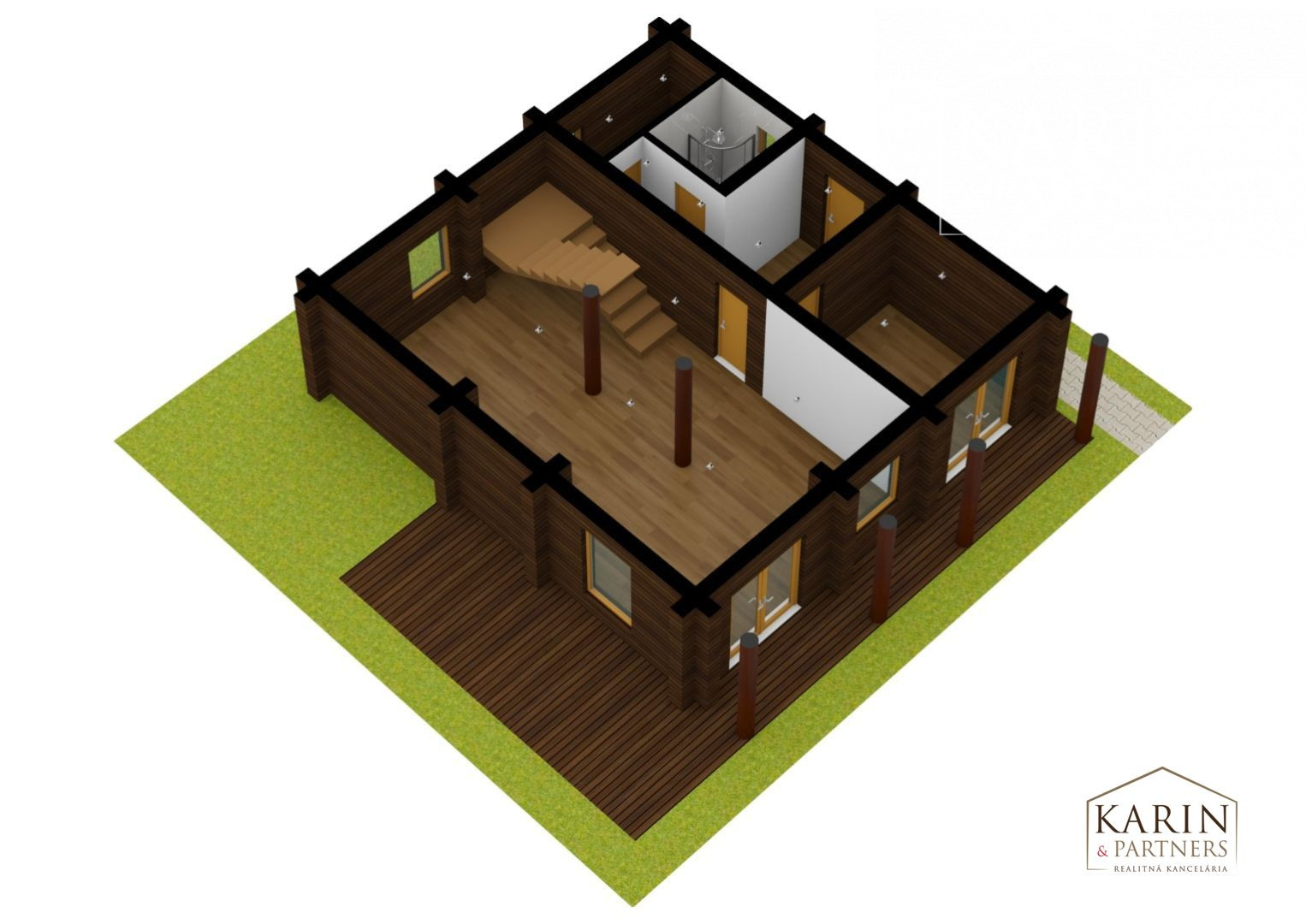 Predaj – Atraktívny zrubový rodinný dom s osobitou atmosférou - Devínska Nová Ves. BA IV- TOP PONUKA !