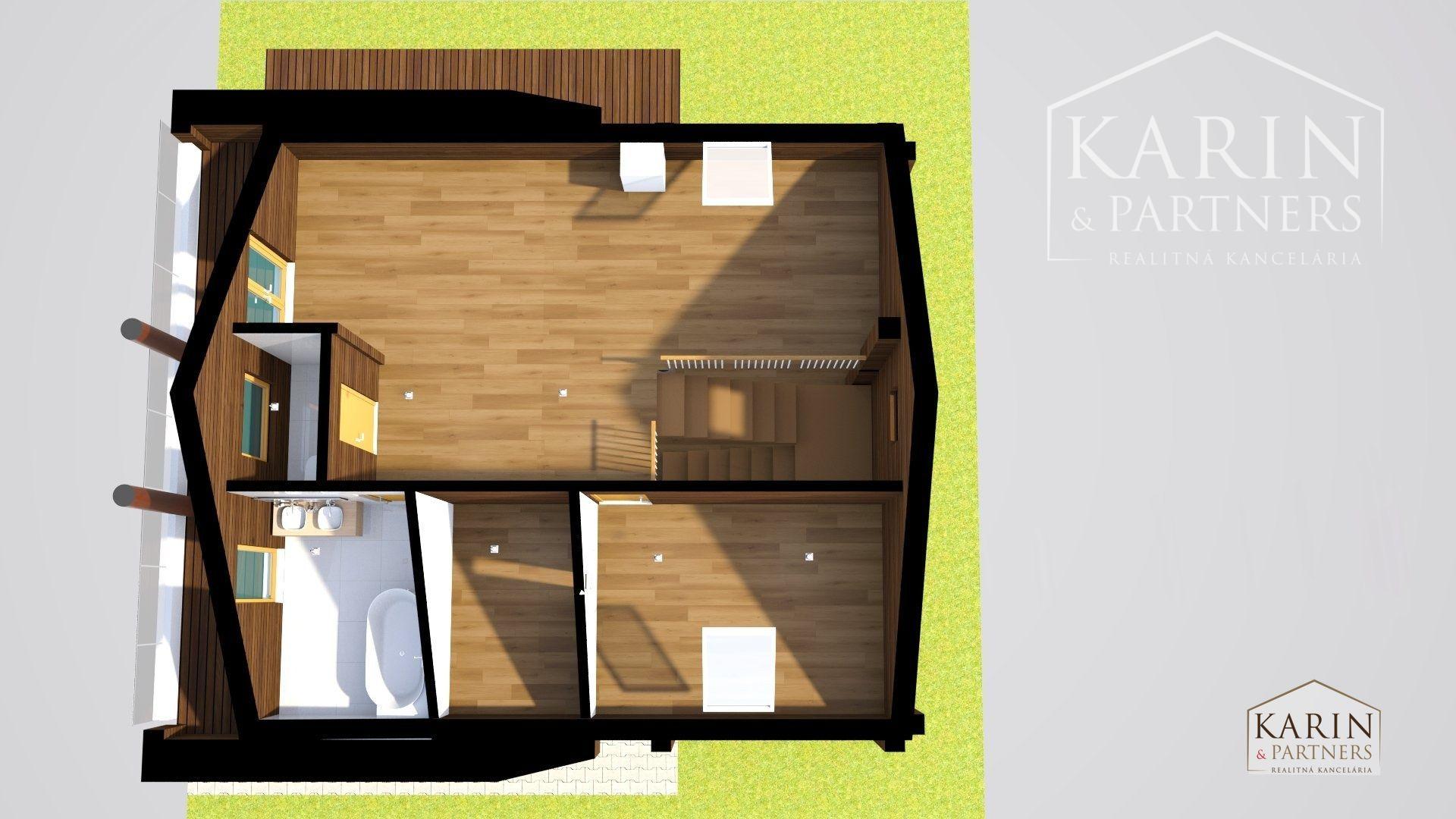 Predaj – Atraktívny zrubový rodinný dom s osobitou atmosférou - Devínska Nová Ves. BA IV- TOP PONUKA !