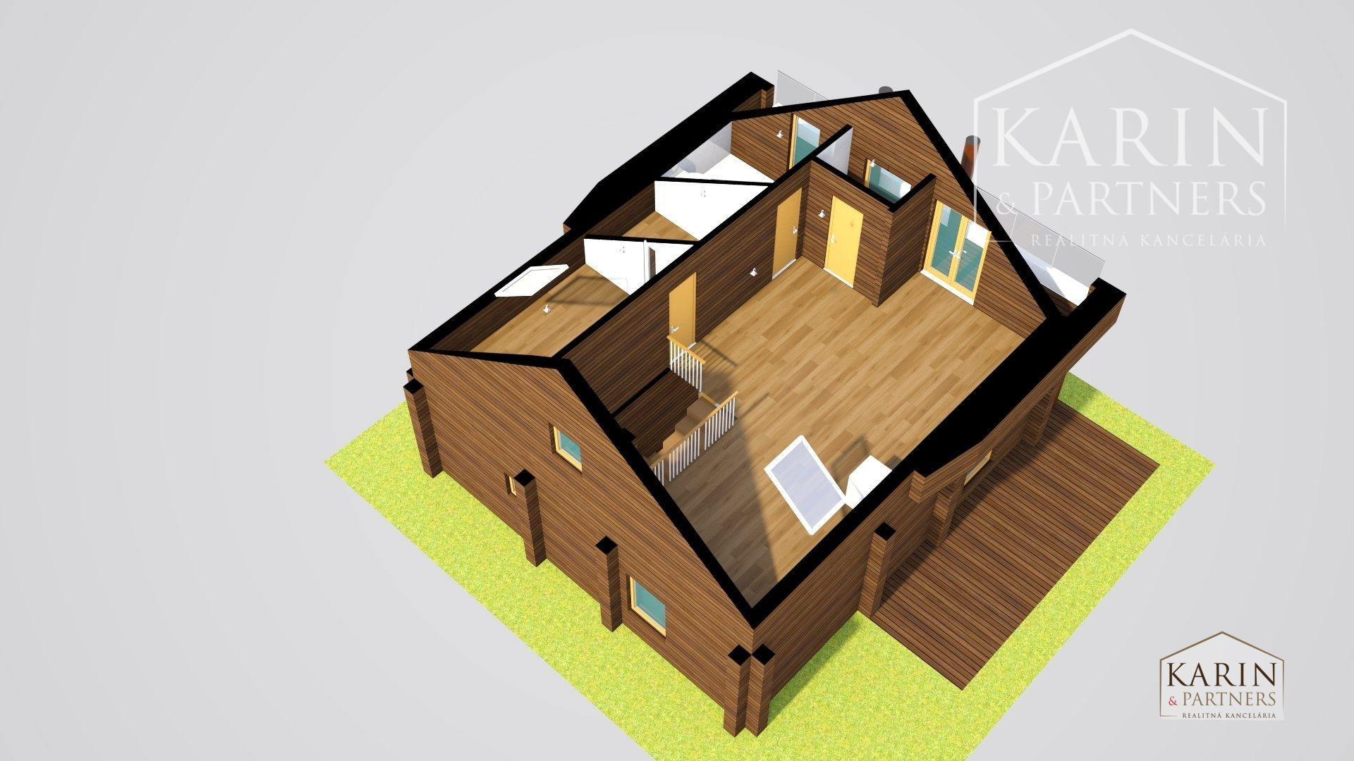 Predaj – Atraktívny zrubový rodinný dom s osobitou atmosférou - Devínska Nová Ves. BA IV- TOP PONUKA !