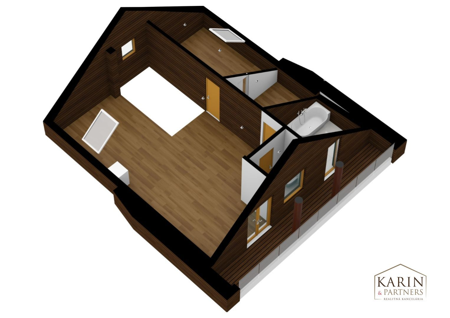 Predaj – Atraktívny zrubový rodinný dom s osobitou atmosférou - Devínska Nová Ves. BA IV- TOP PONUKA !
