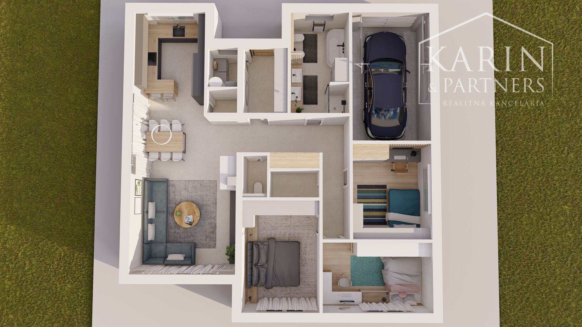 MODERNÝ 4-IZBOVÝ BUNGALOV S GARÁŽOU – SENICA