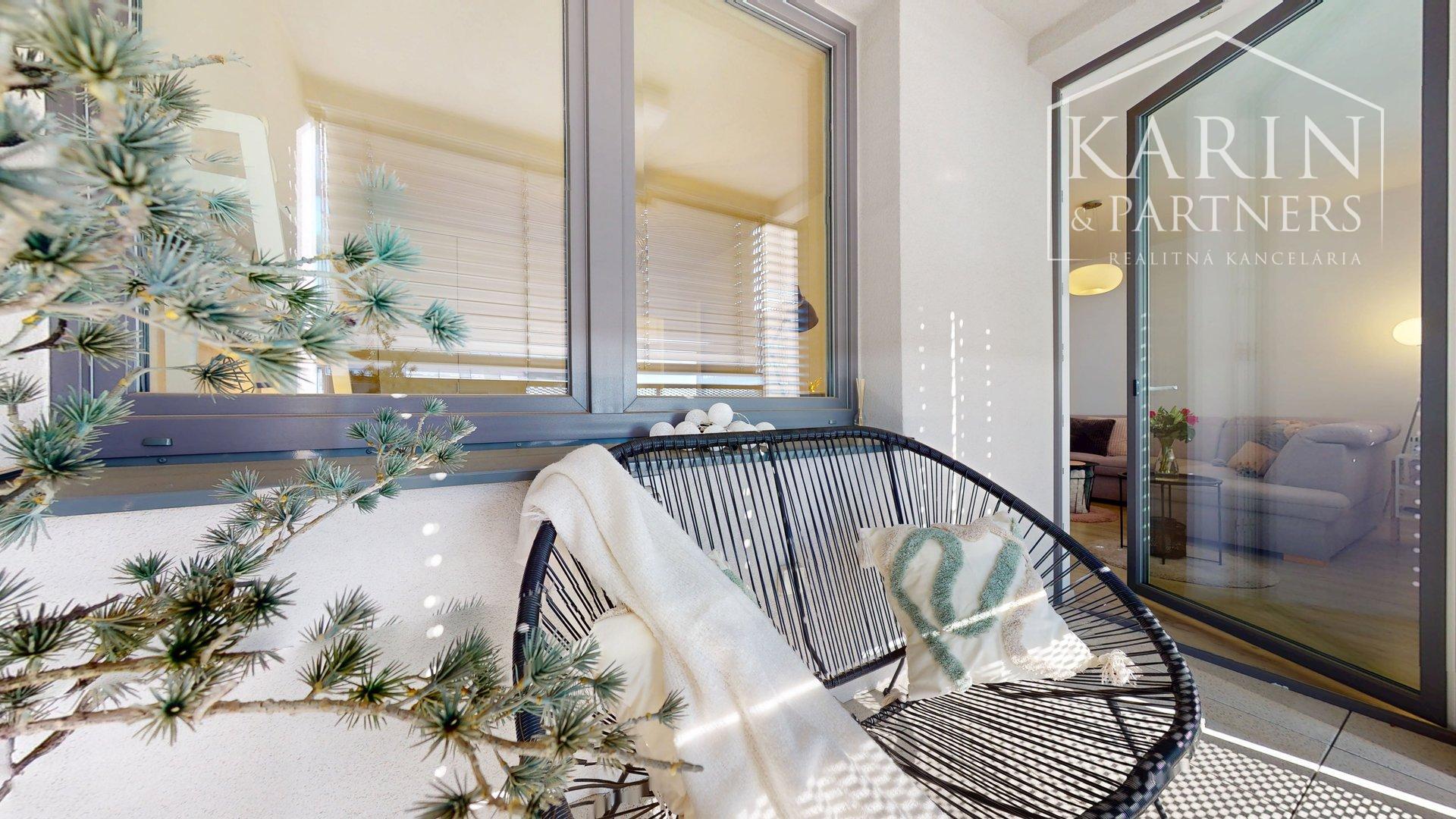 REZERVOVANÉ- Zariadený 2i. byt | loggia | šatník | parking | Malé Krasňany