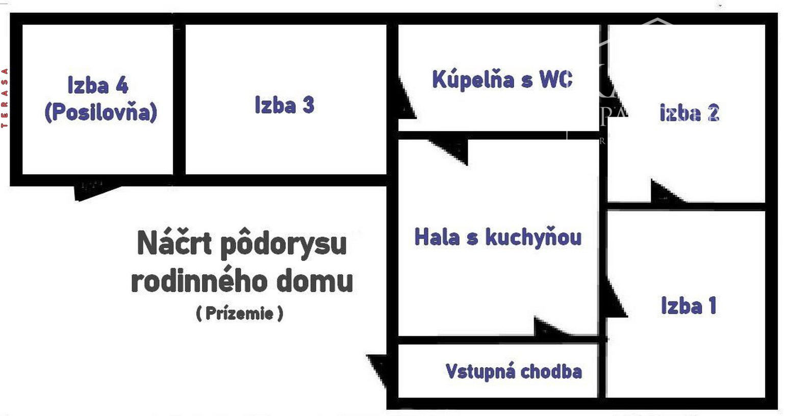 Rodinný dom po rekonštrukcii Dvory nad Žitavou