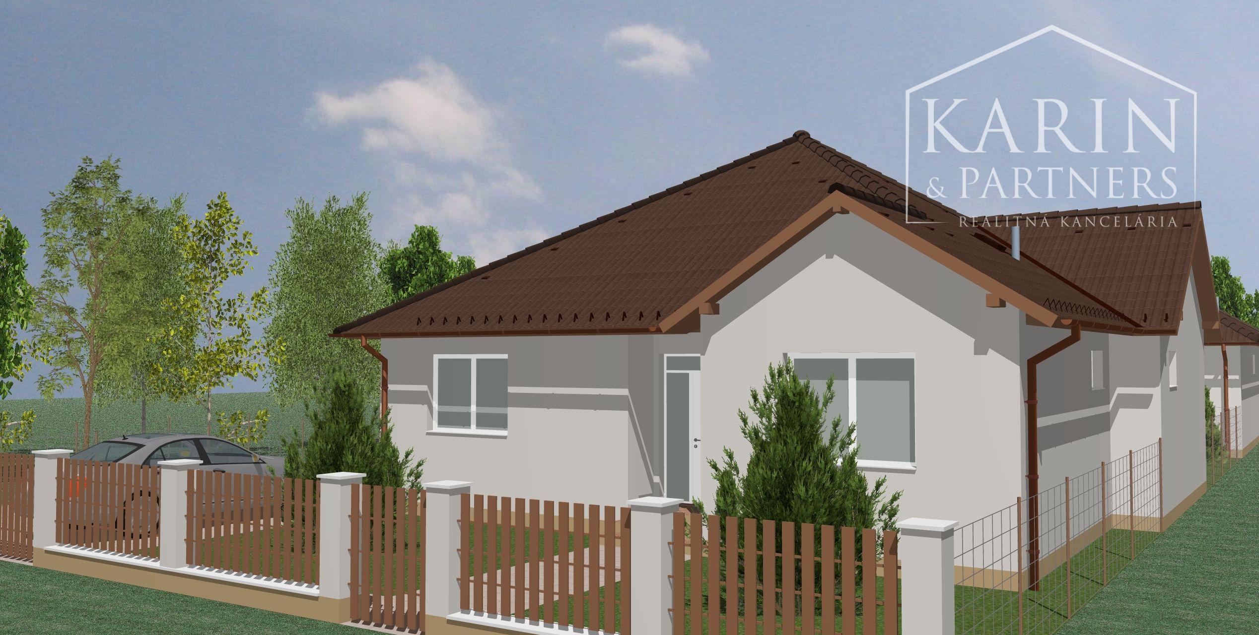 Predaj - Rodinné  domy,  3 a 4 izbové, nízko-energetické novostavby ,,Typ Bungalov“ RAJKA - Maďarsko