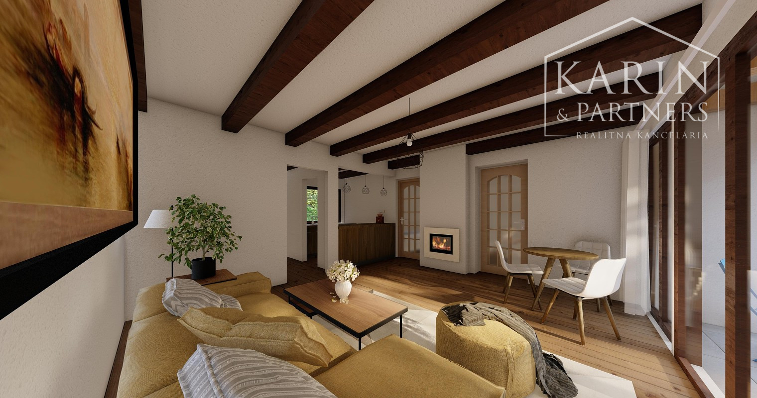 *** REZERVOVANÉ *** Chata v Harmónii pod lesom pozemok 4,7 á