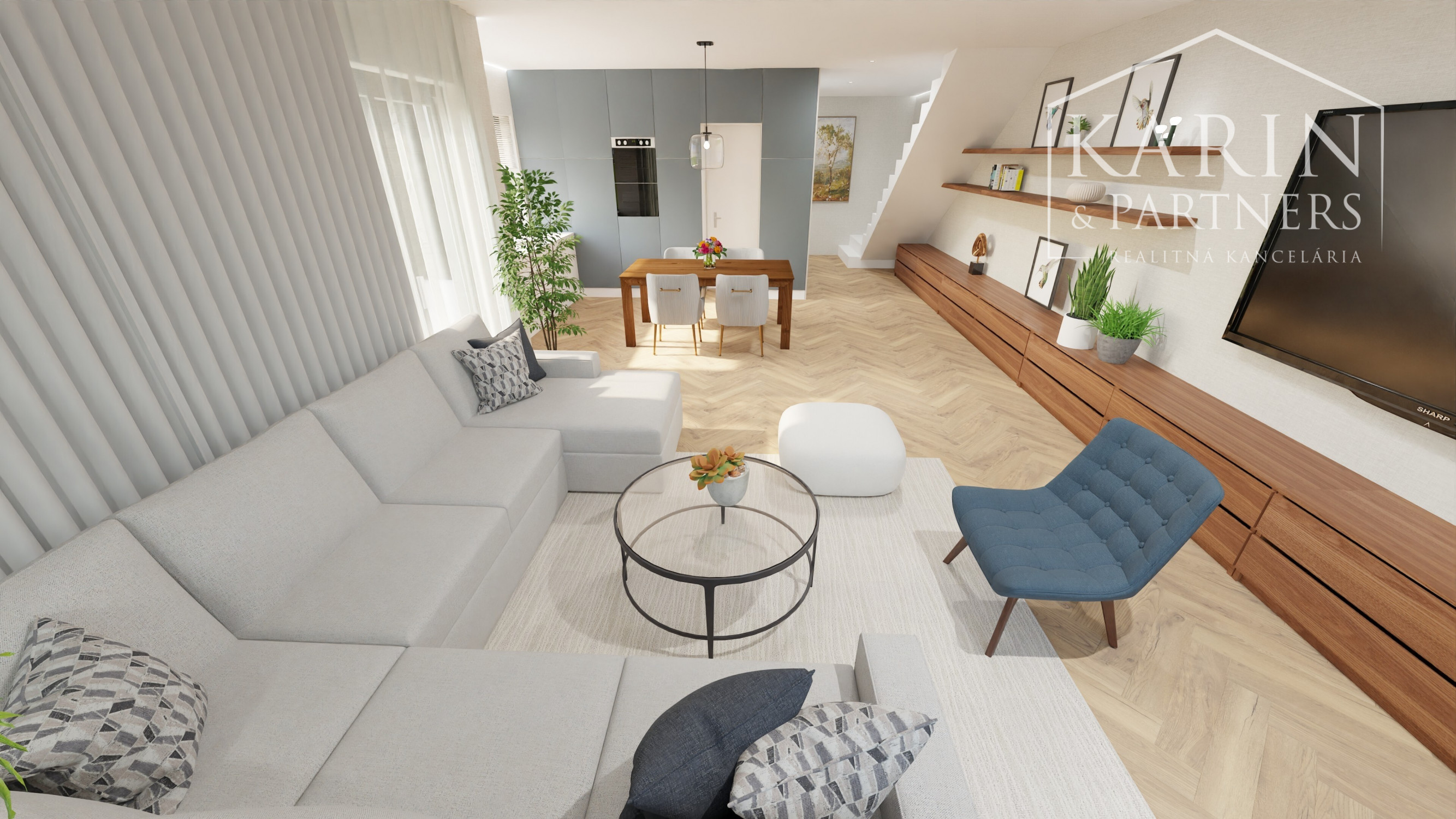 Na predaj rodinný dom, dvojdom A, v Šamoríne, ul. Podlesná