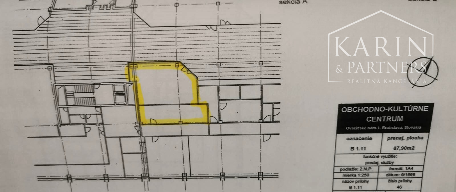 Prenájom -  obchodné priestory 70m2 - Petržalka BA V
