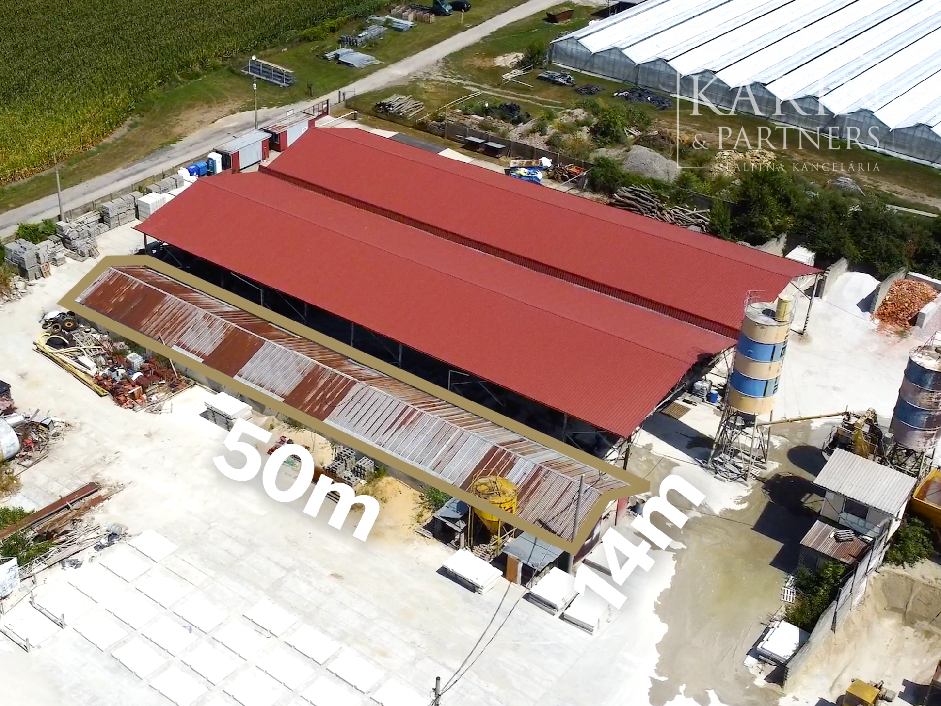 INVESTIČNÁ NEHNUTEĽNOSŤ - PRIEMYSELNÁ ZÓNA - VÝROBNÝ AREÁL