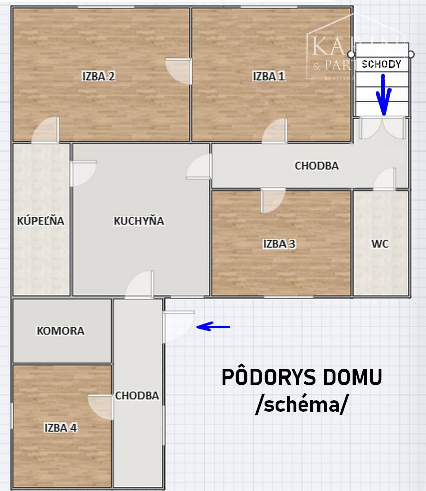 TOP ponuka: EXKLUZÍVNE Len U NÁS: Rodinný dom s potenciálom v pokojnej obci Palárikovo