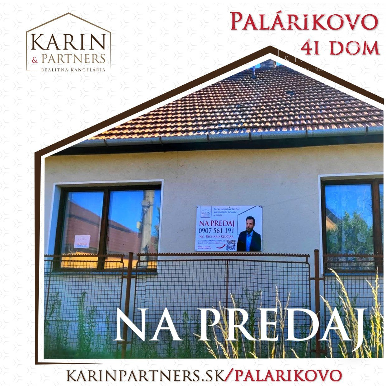 TOP ponuka: EXKLUZÍVNE Len U NÁS: Rodinný dom s potenciálom v pokojnej obci Palárikovo