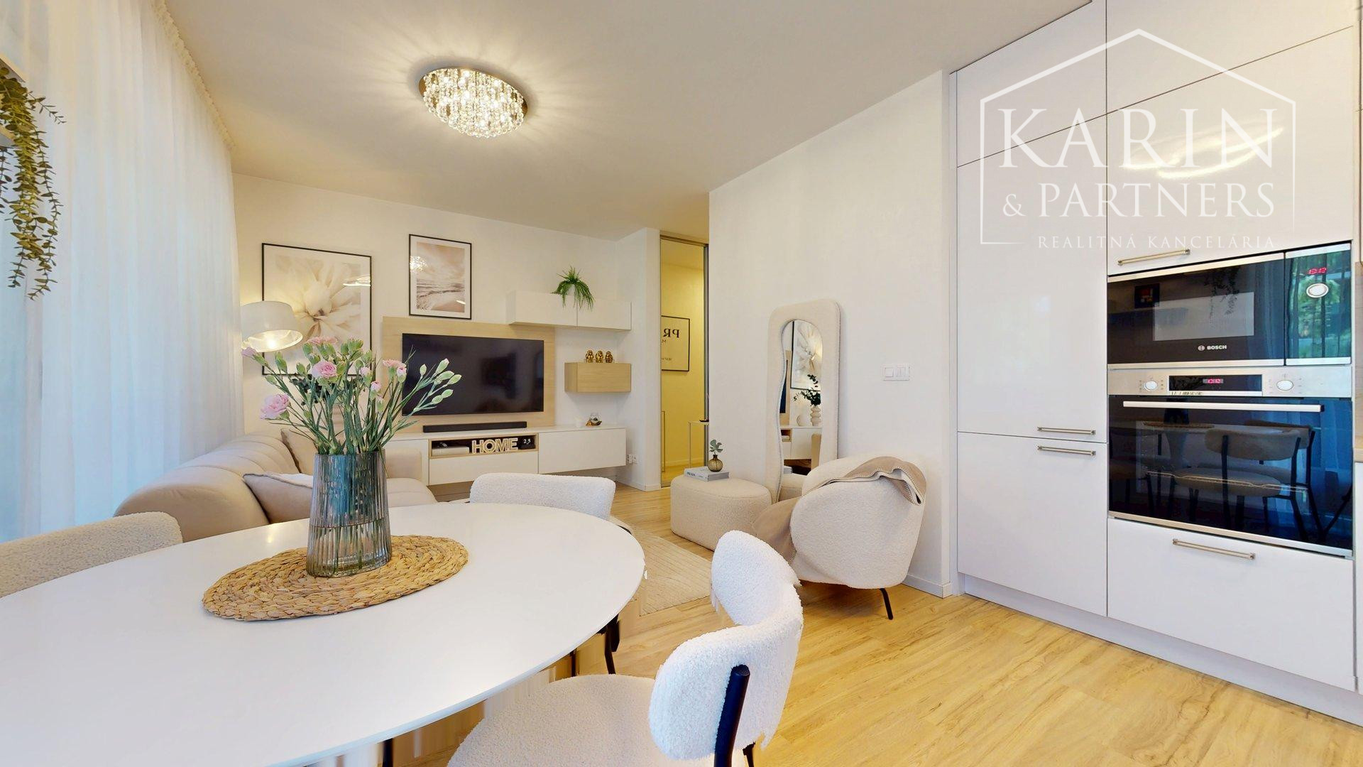 REZERVOVANÉ DIZAJNOVO ZARIADENÝ 2I BYT S BALKÓNOM | SLNEČNICE | ZÓNA MESTO