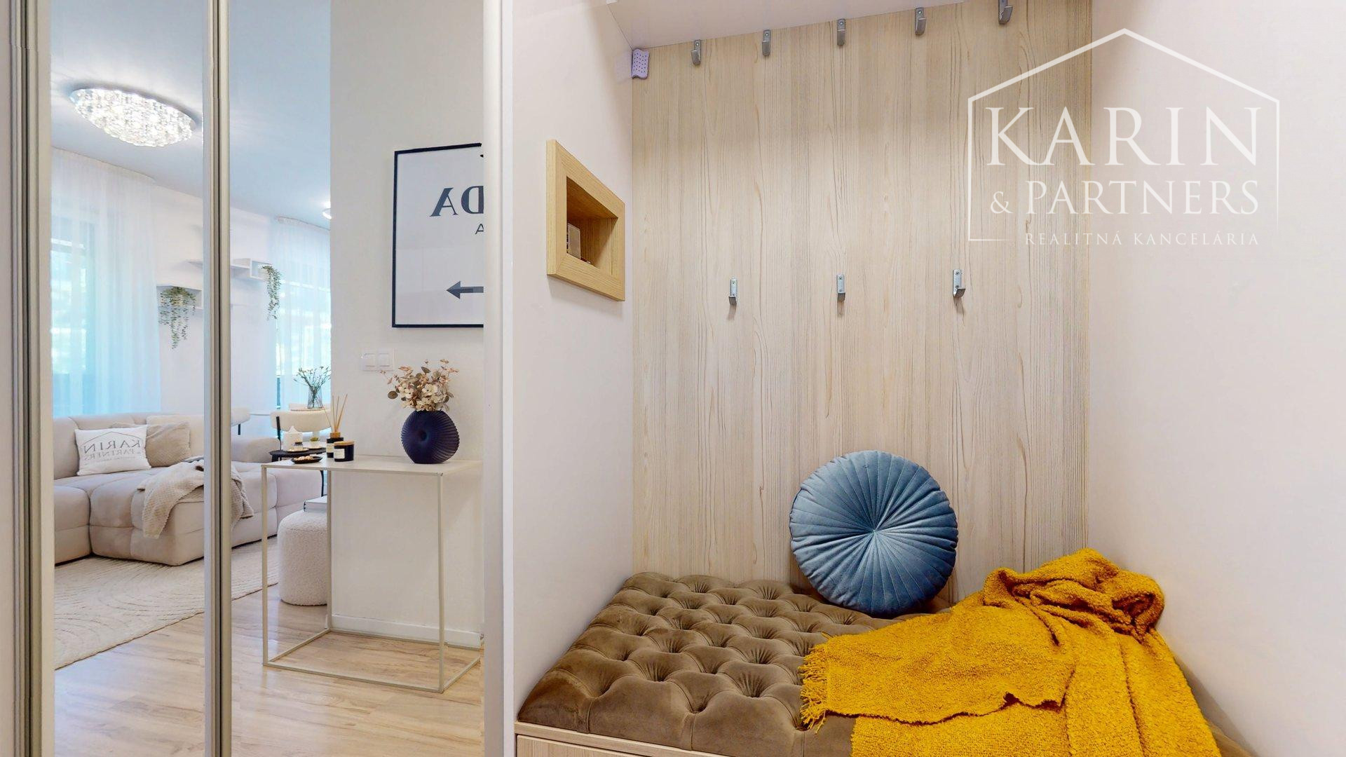 REZERVOVANÉ DIZAJNOVO ZARIADENÝ 2I BYT S BALKÓNOM | SLNEČNICE | ZÓNA MESTO