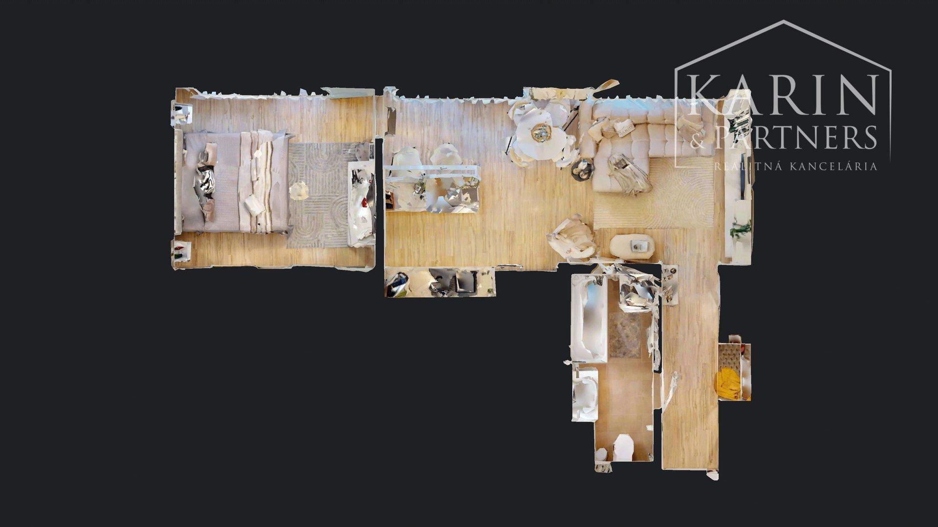 REZERVOVANÉ DIZAJNOVO ZARIADENÝ 2I BYT S BALKÓNOM | SLNEČNICE | ZÓNA MESTO