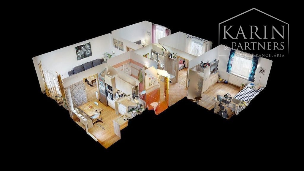 4-izbový byt s vlastnou záhradou s altánkom, 79 m2, Gbely - Záhumenice