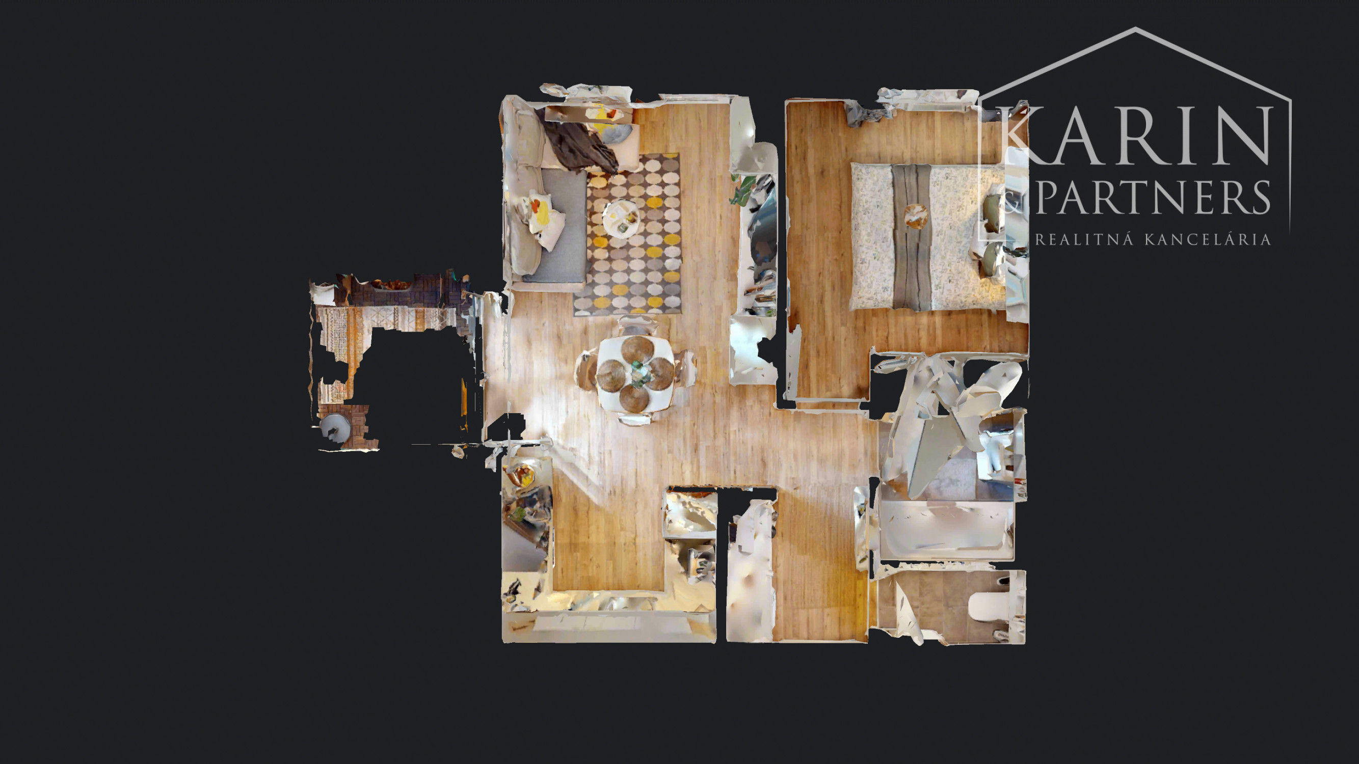 REZERVOVANÉ PRAKTICKY ZARIADENÝ 2I BYT S BALKÓNOM A PIVNICOU