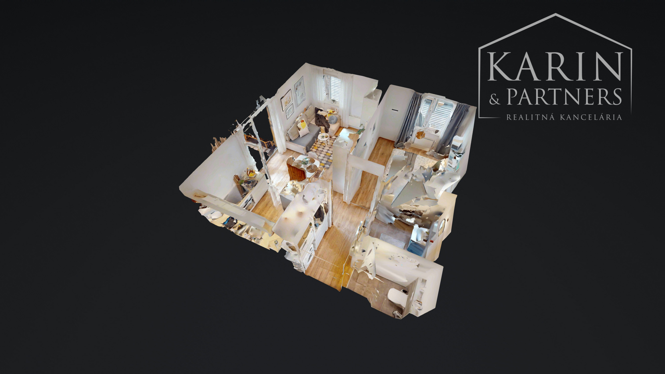 REZERVOVANÉ PRAKTICKY ZARIADENÝ 2I BYT S BALKÓNOM A PIVNICOU