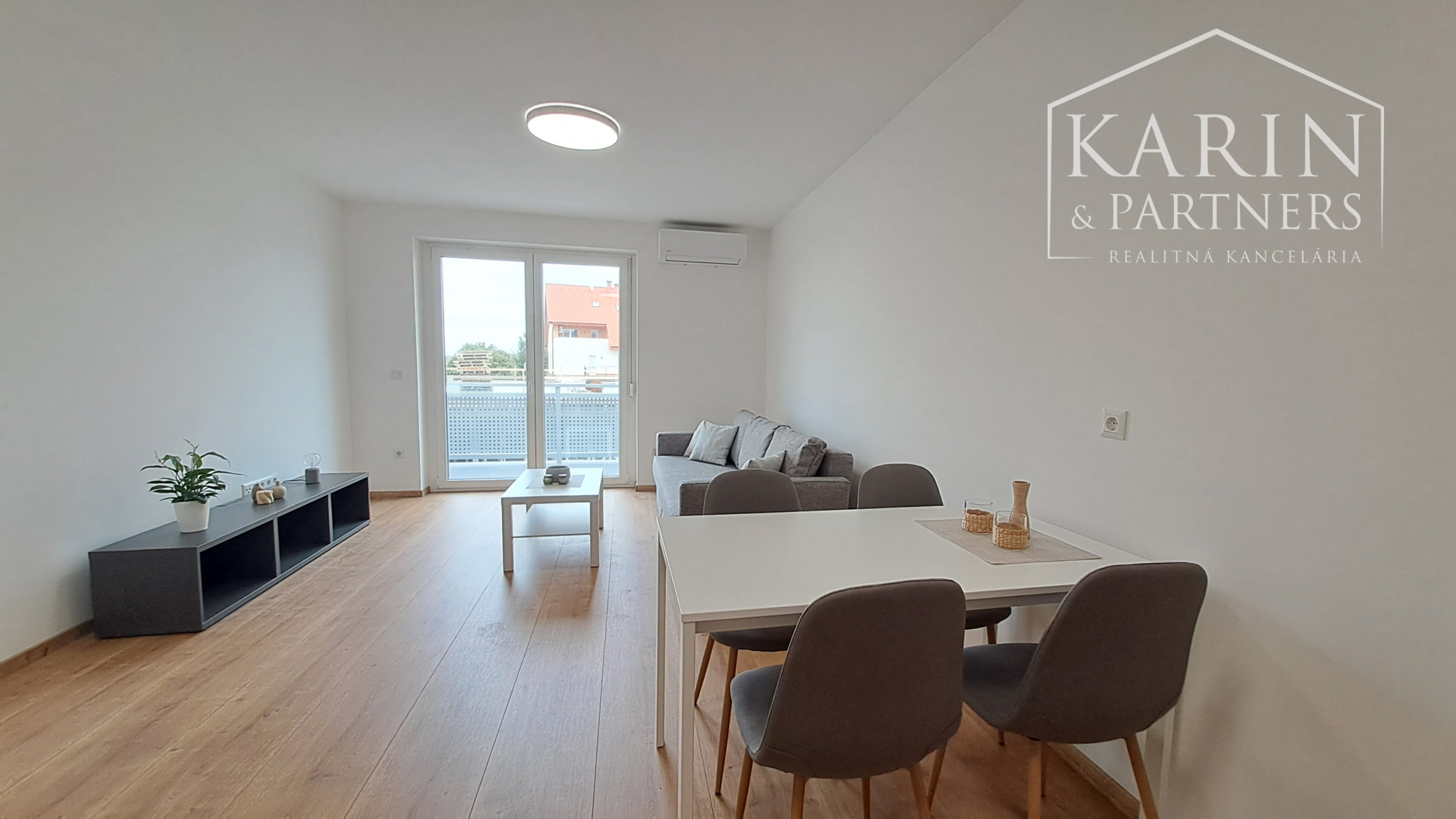 Prenájom nový zariadený 2-izbový byt s parkovaním v novostavbe, Rajka