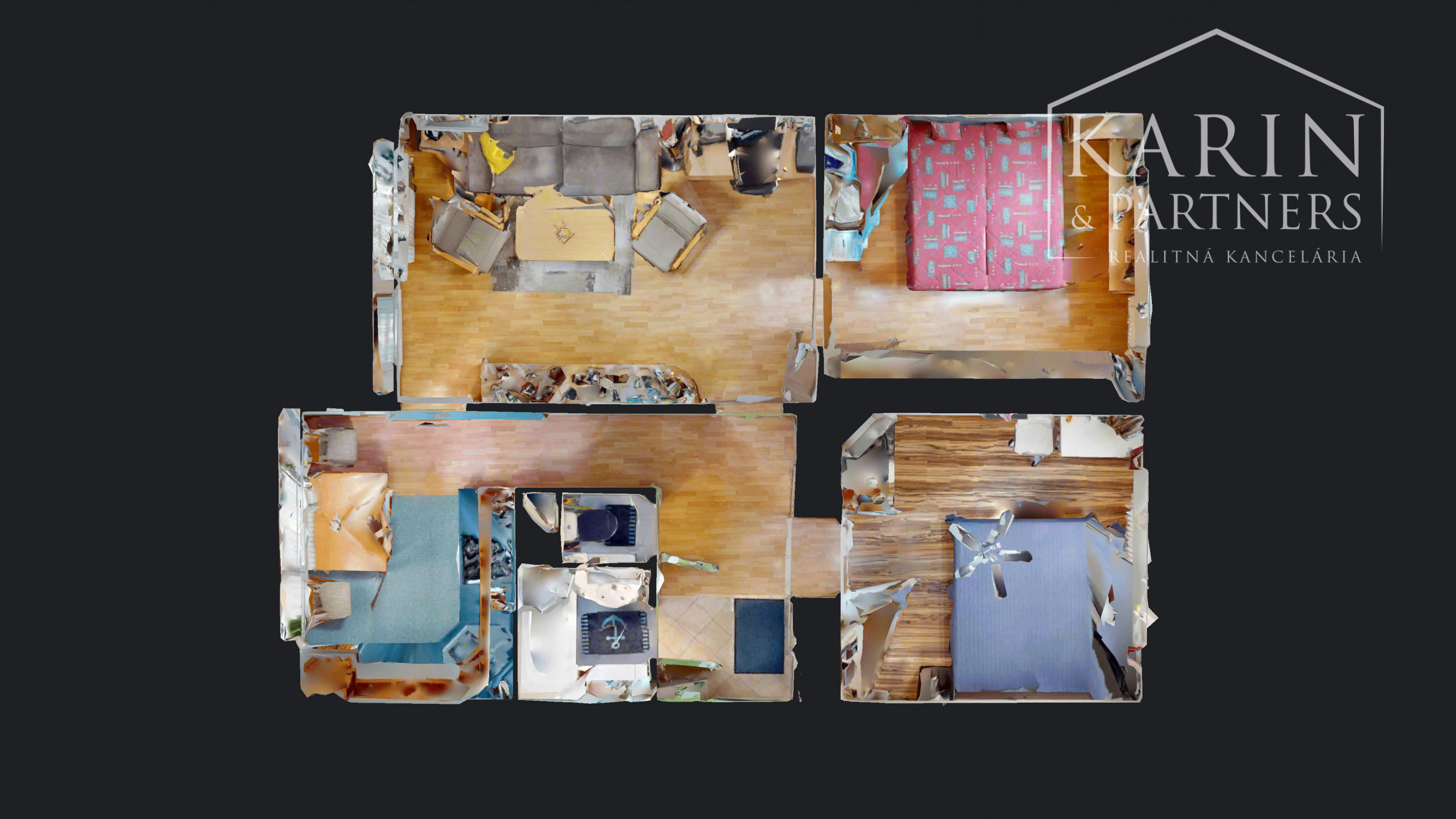 PREDANÉ - Priestranný 3-izbový byt s veľkou pivnicou na predaj v tichej časti Petržalky – Lachova ulica