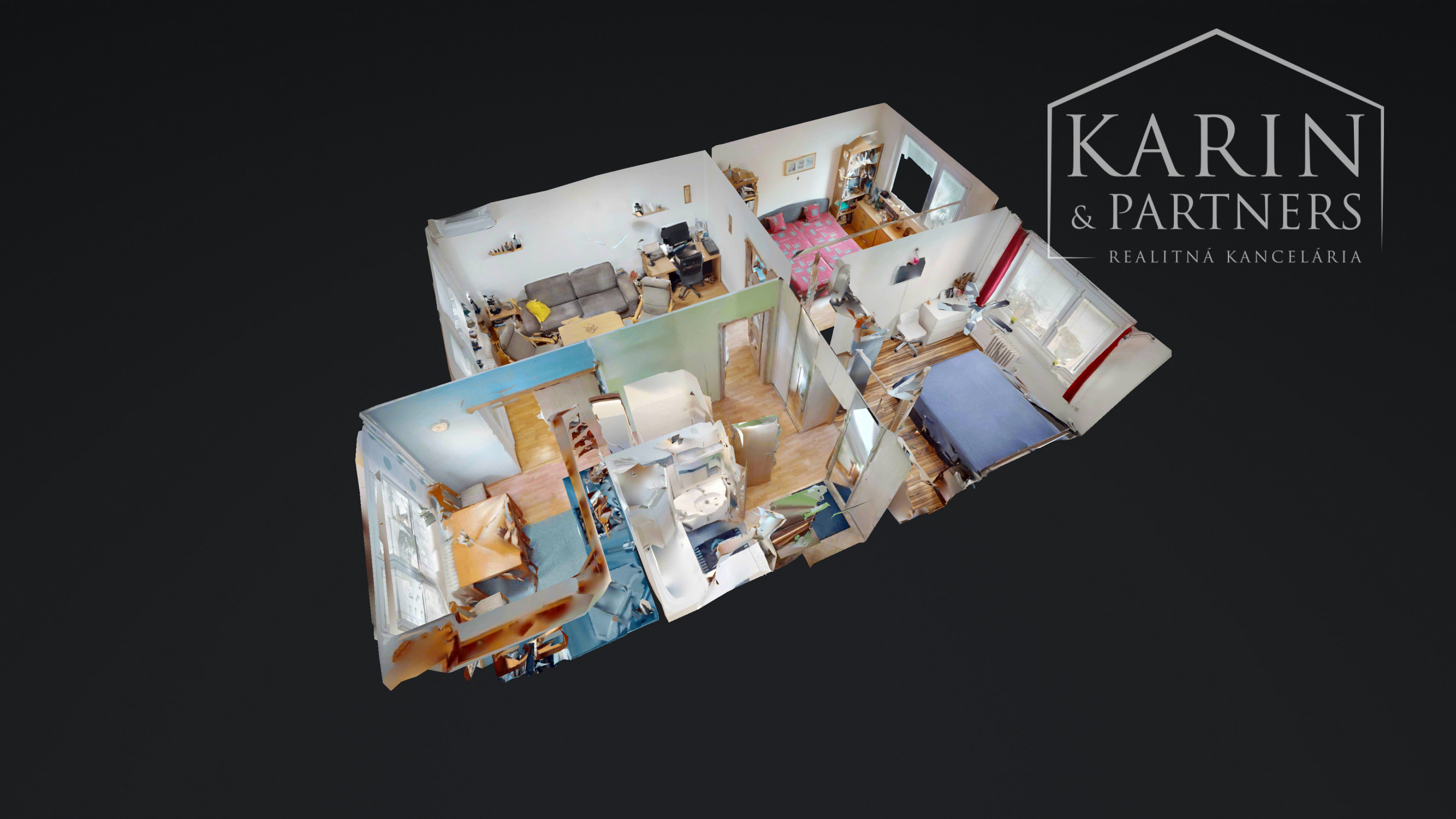 PREDANÉ - Priestranný 3-izbový byt s veľkou pivnicou na predaj v tichej časti Petržalky – Lachova ulica