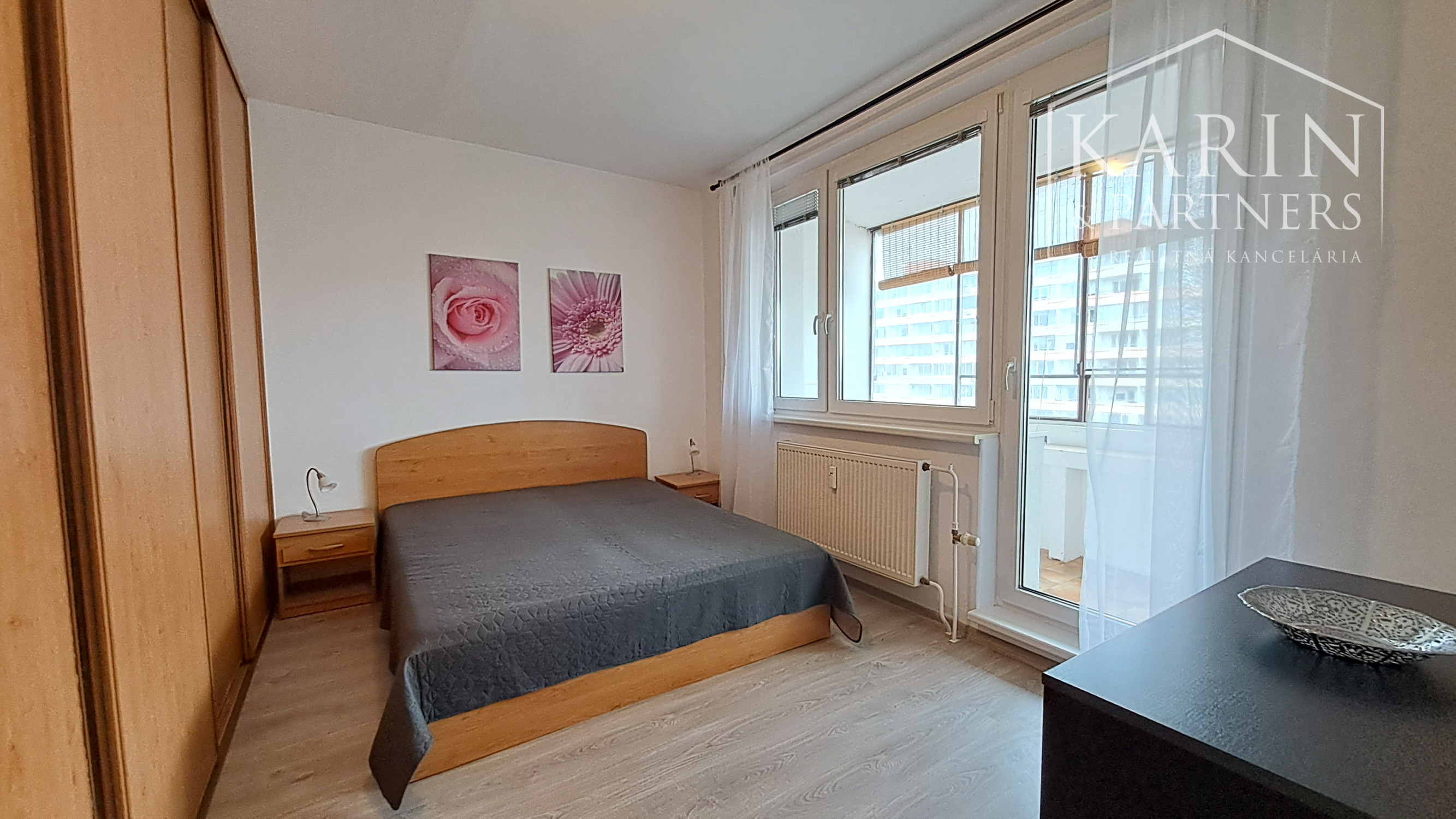 Prenájom zariadený 2-izbový byt, dve lodžie, Šustekova ul., Bratislava V Petržalka