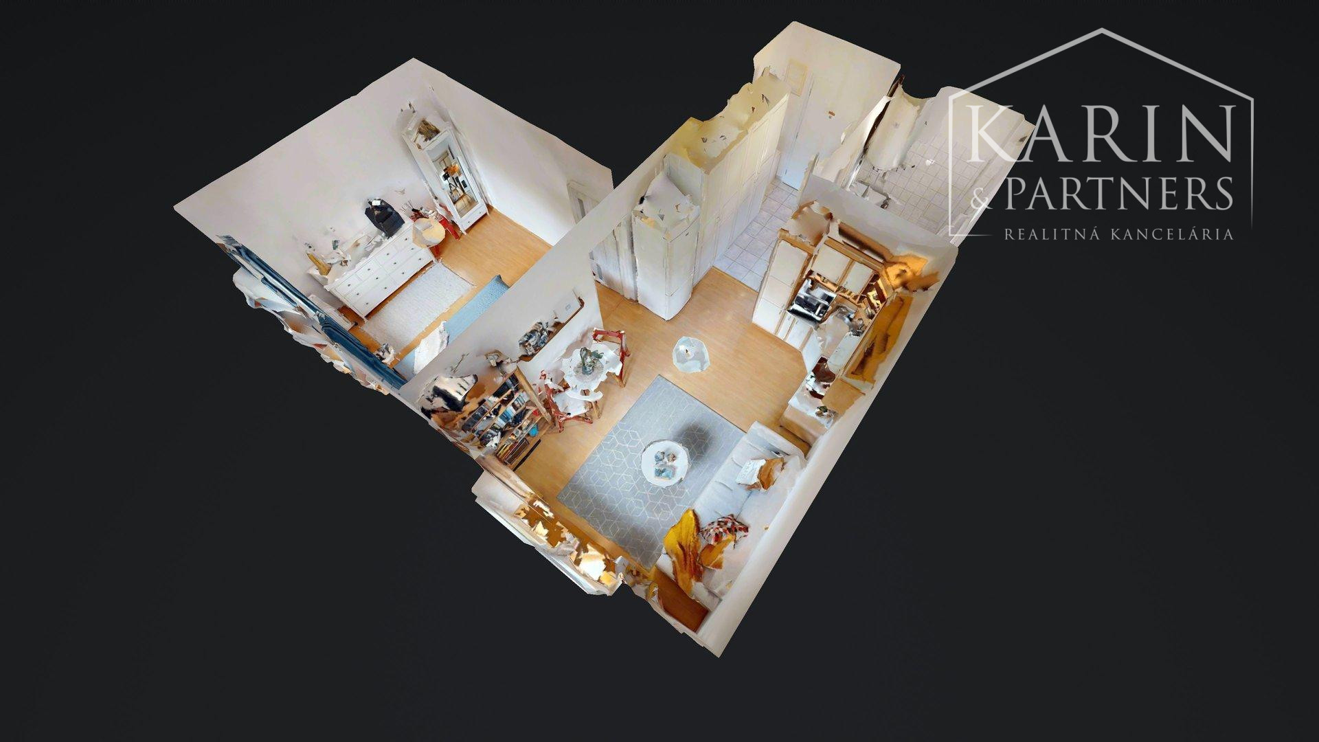 REZERVOVANÉ- 2-izbový byt v centre Rače | Plickova ulica | blízko viníc a lesa