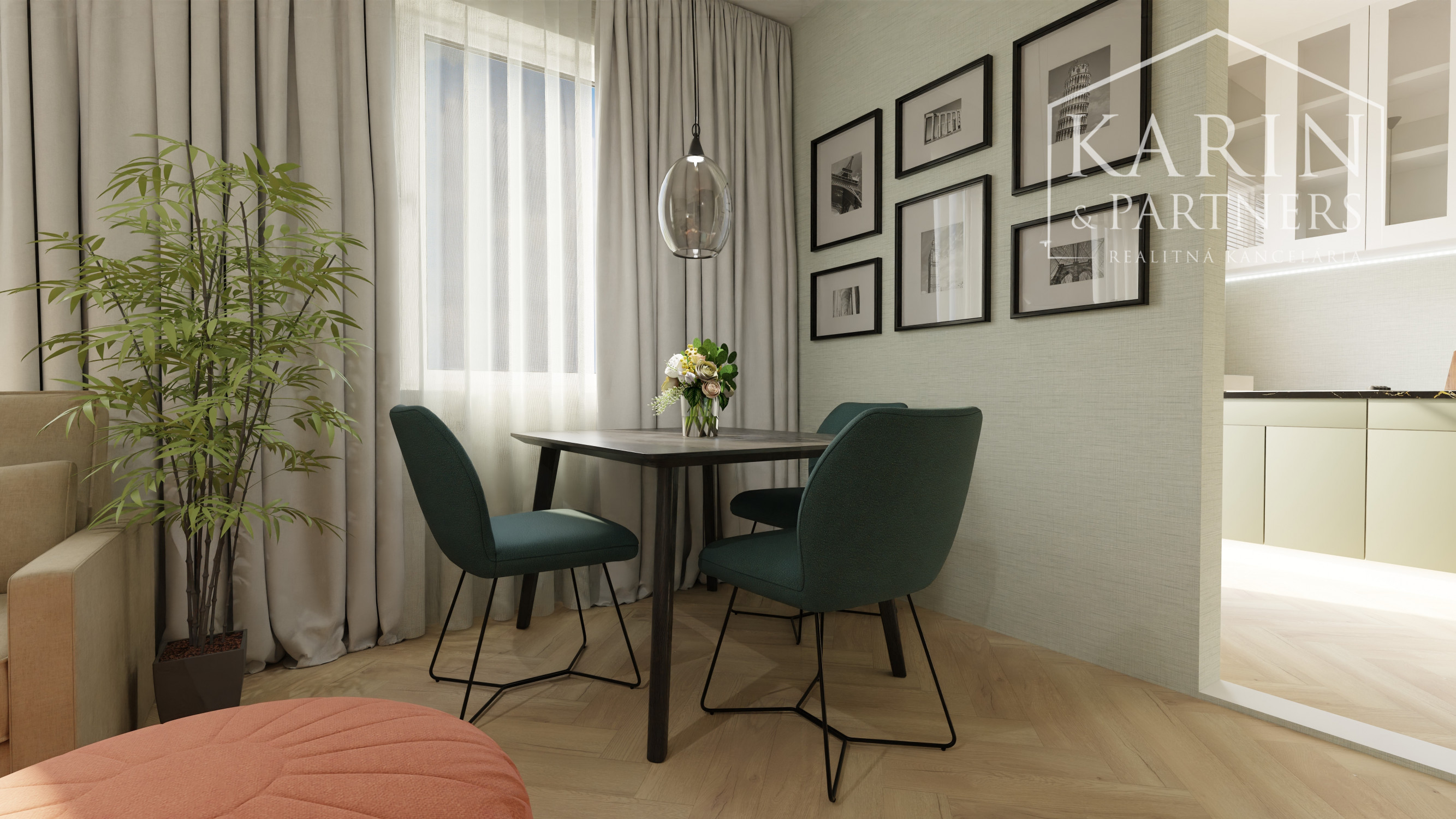 Vajnory - 3 izbový byt s loggiou, pivnicou  a parkovaním