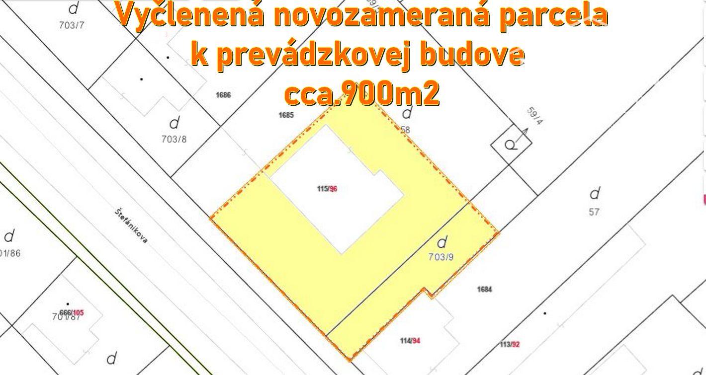 NA PREDAJ-Prevádzková budova+3i byt v centre obce Palárikovo