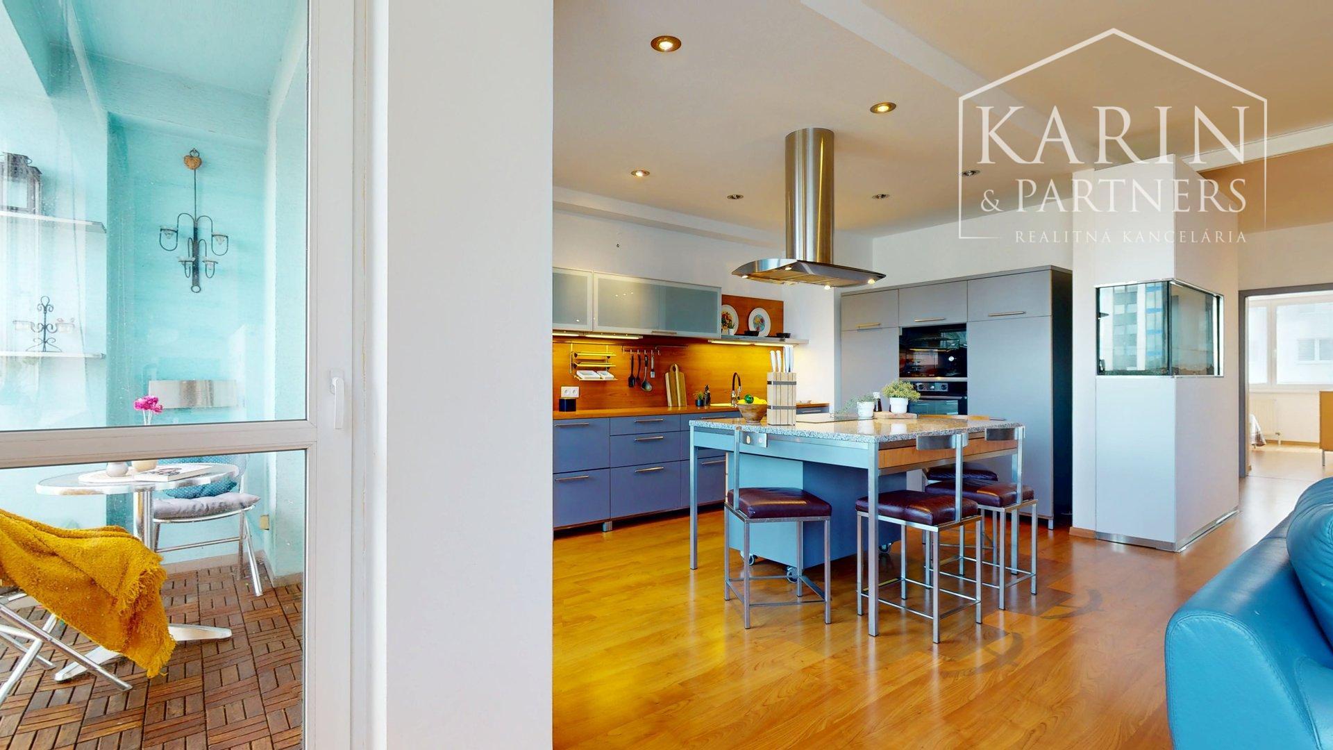 KOMPLETNE ŠTÝLOVO ZARIADENÝ 3I BYT S LODŽIOU A BALKÓNOM