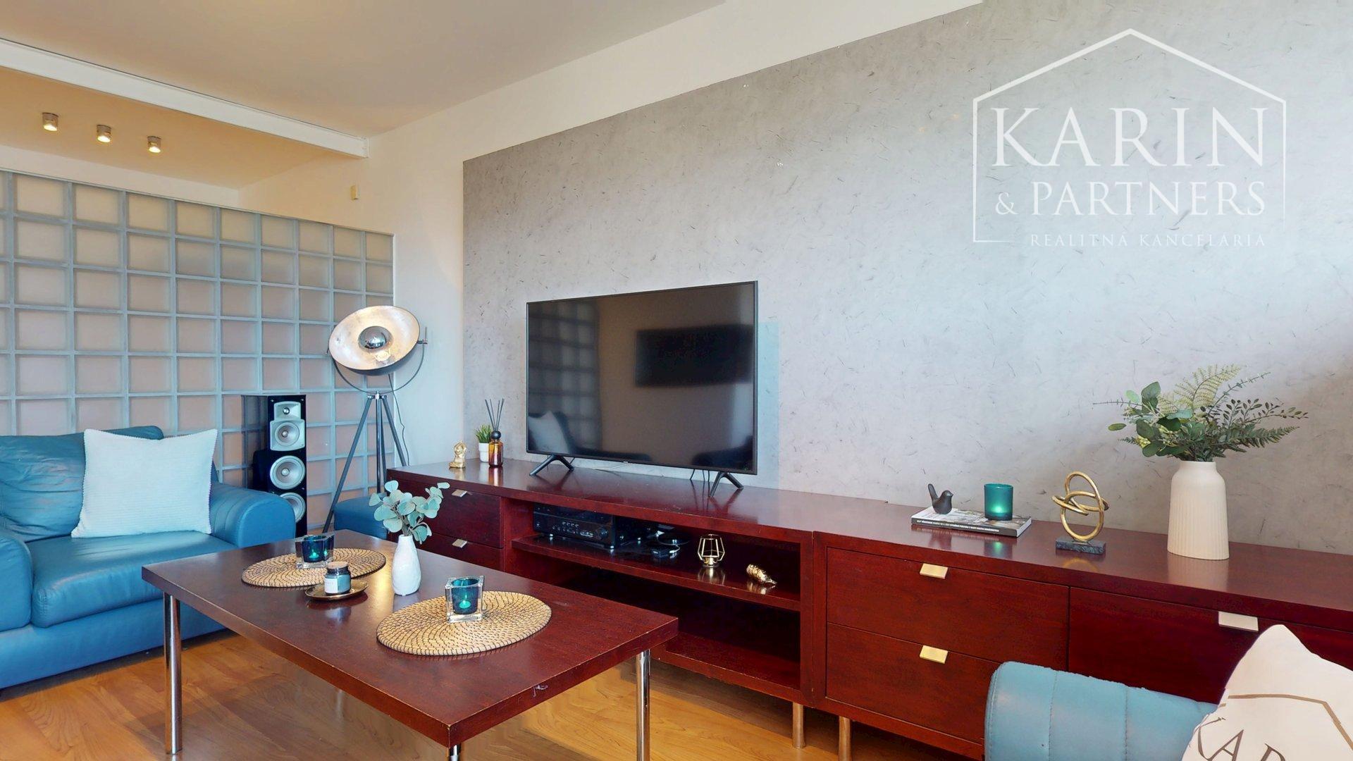 KOMPLETNE ŠTÝLOVO ZARIADENÝ 3I BYT S LODŽIOU A BALKÓNOM