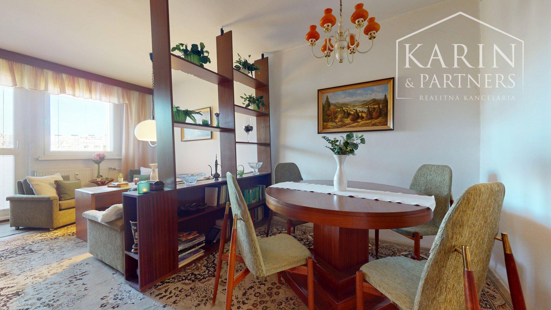 KOMPLETNE ZARIADENÝ 3I BYT S 2 LODŽIAMI A PIVNICOU