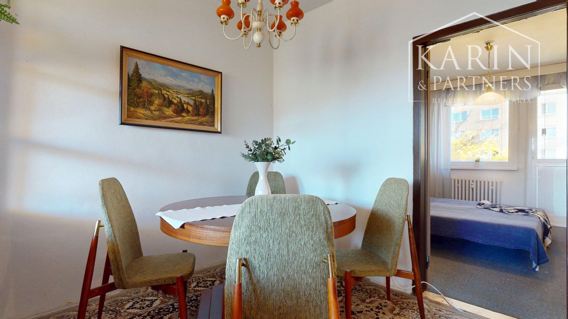 KOMPLETNE ZARIADENÝ 3I BYT S 2 LODŽIAMI A PIVNICOU