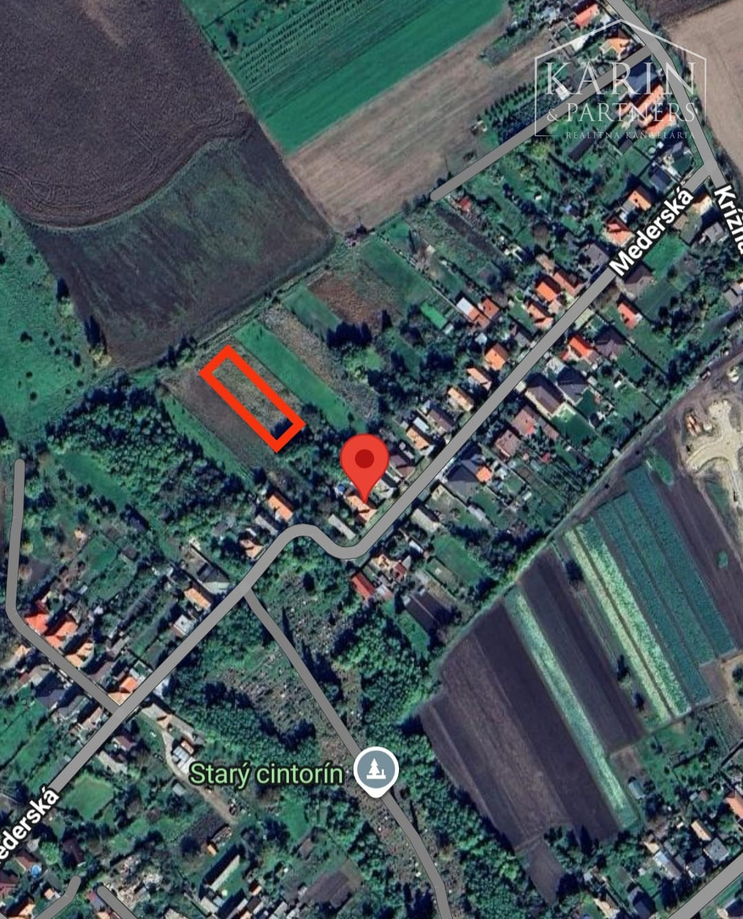 EXKLUZÍVNE len u Nás: Predaj záhrady, odčlenenej novozameranej parcely v obci Palárikovo, vo výmere cca.1500m2