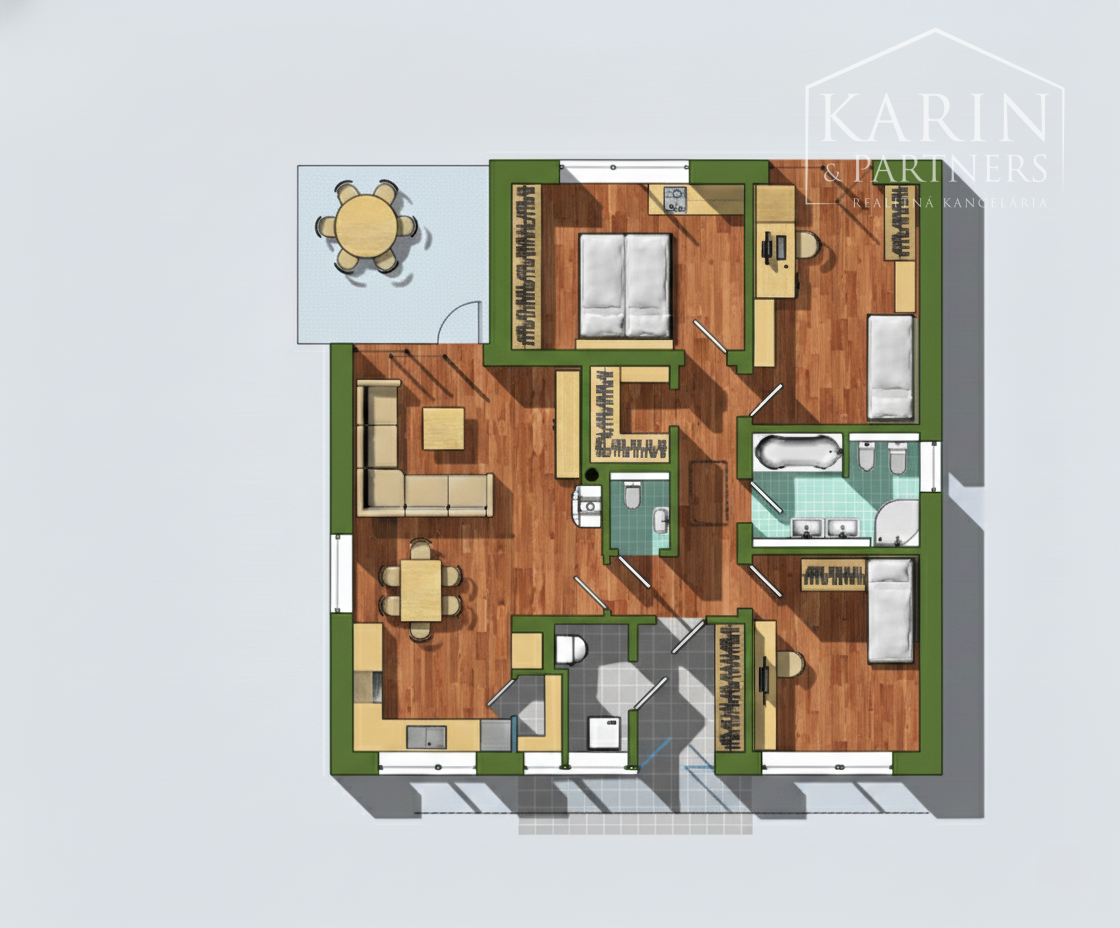 Novostavba 4 izbového rodinného domu na predaj – Hrubá Borša