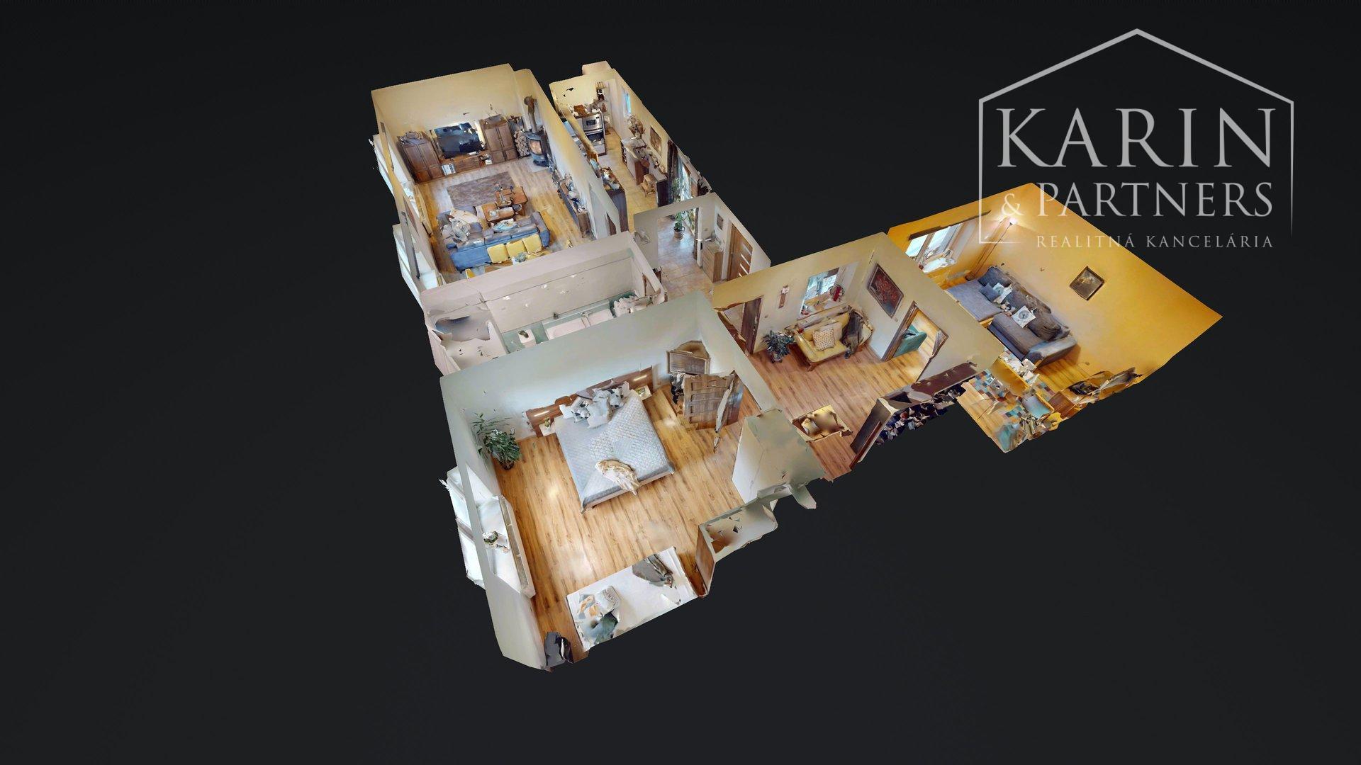 ZREKONŠTRUOVANÝ A ZARIADENÝ RODINNÝ DOM V KRÁĽOVEJ