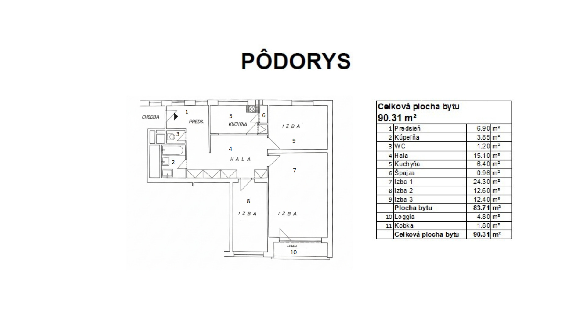 PRIESTRANNÝ 3I BYT S GARÁŽOU | HORSKÝ PARK | POTENCIÁL PREROBENIA NA 4I BYT