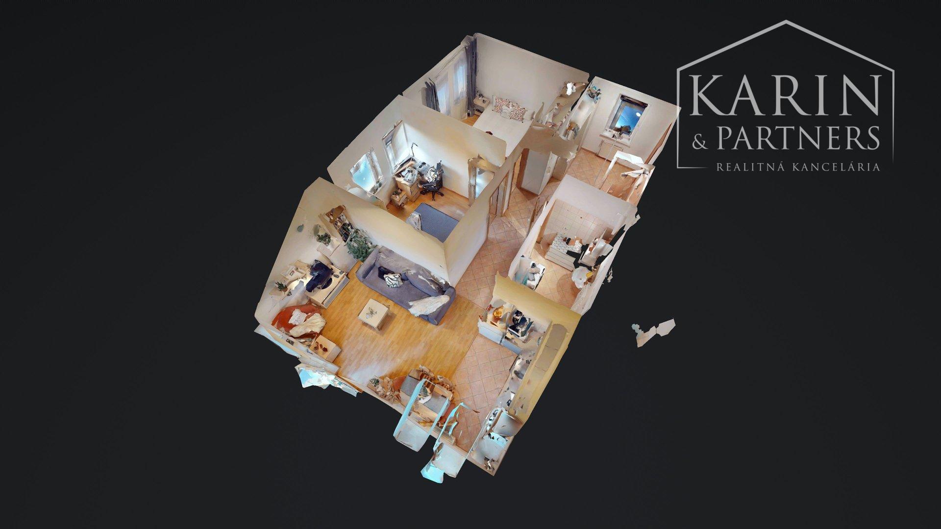 3-izbový byt s balkónom v centre obce Zohor | Školská ulica