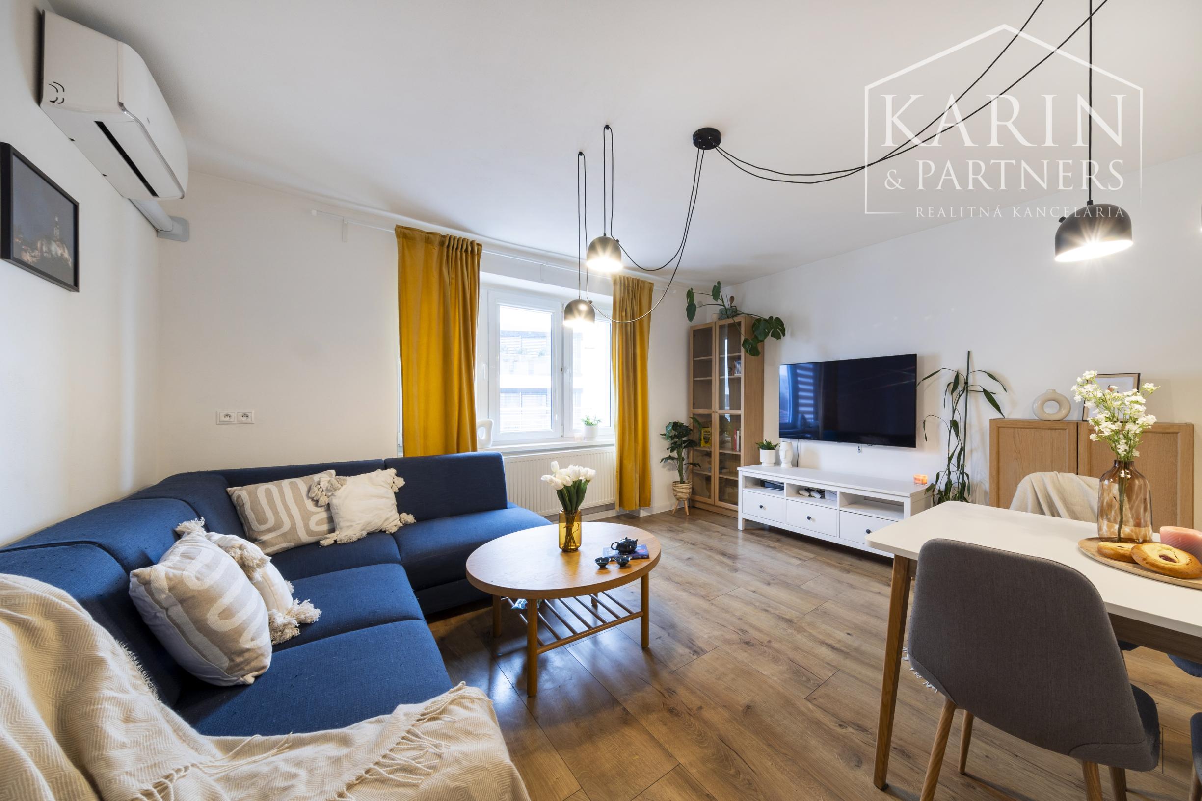 3-izbový byt v centre mesta, kompletná rekonštrukcia