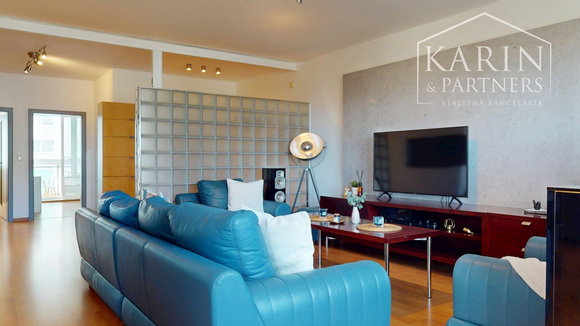 KOMPLETNE ŠTÝLOVO ZARIADENÝ 3I BYT S LODŽIOU A BALKÓNOM