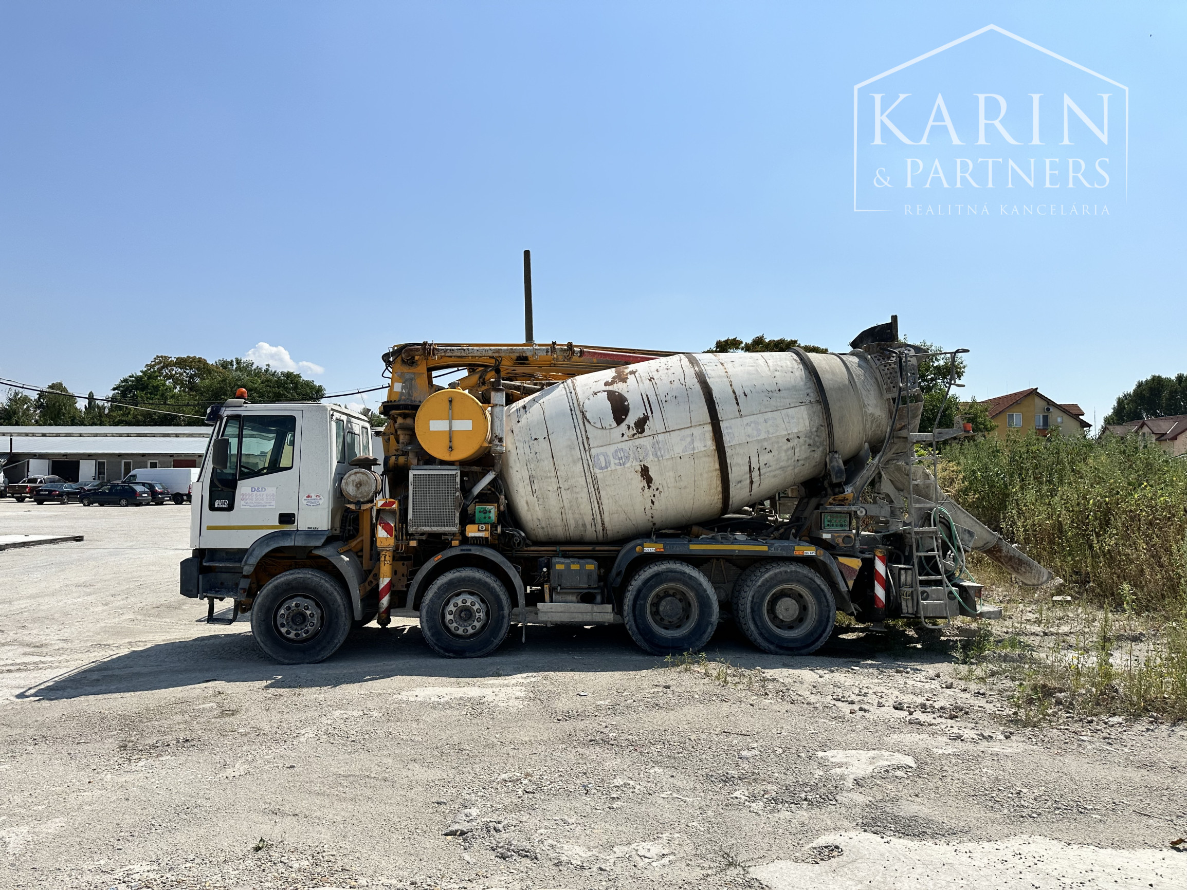 PRENÁJOM kompletne vybavenej betonárky s personálom, 4KM - od mesta ŠURANY