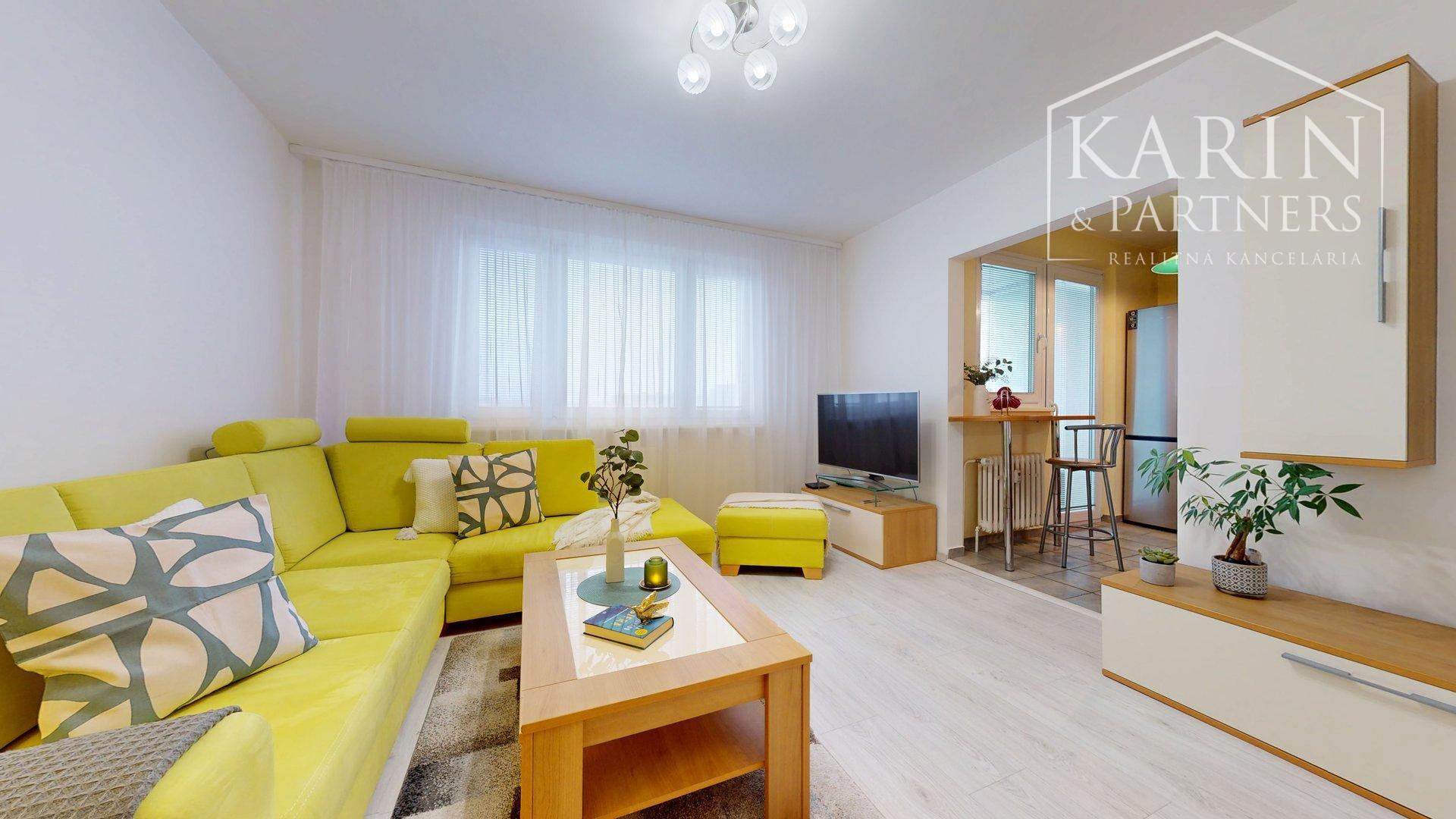 ZREKONŠTRUOVANÝ A ČIASTOČNE ZARIADENÝ 2I BYT S LODŽIOU A PIVNICOU